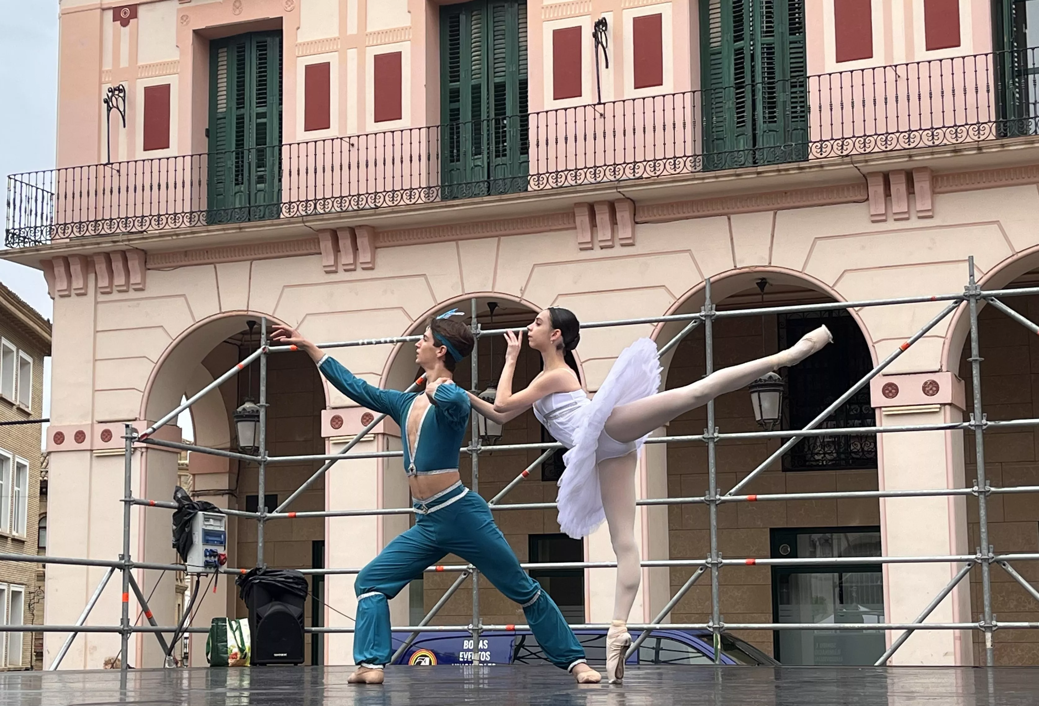 Celebración del Día Internacional de la Danza en Huesca. Foto Mercedes Manterola
