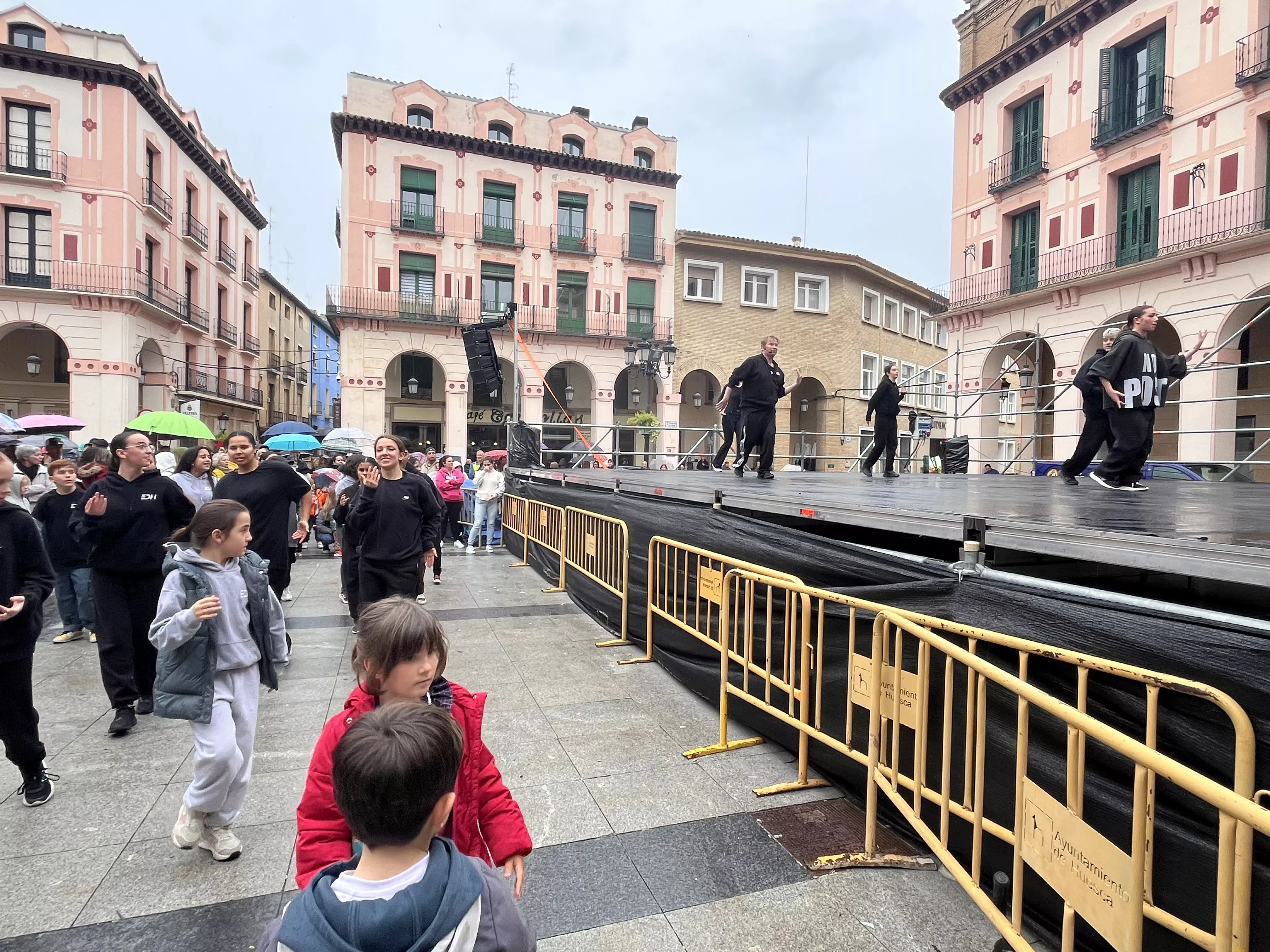 Celebración del Día Internacional de la Danza en Huesca. Foto Mercedes Manterola