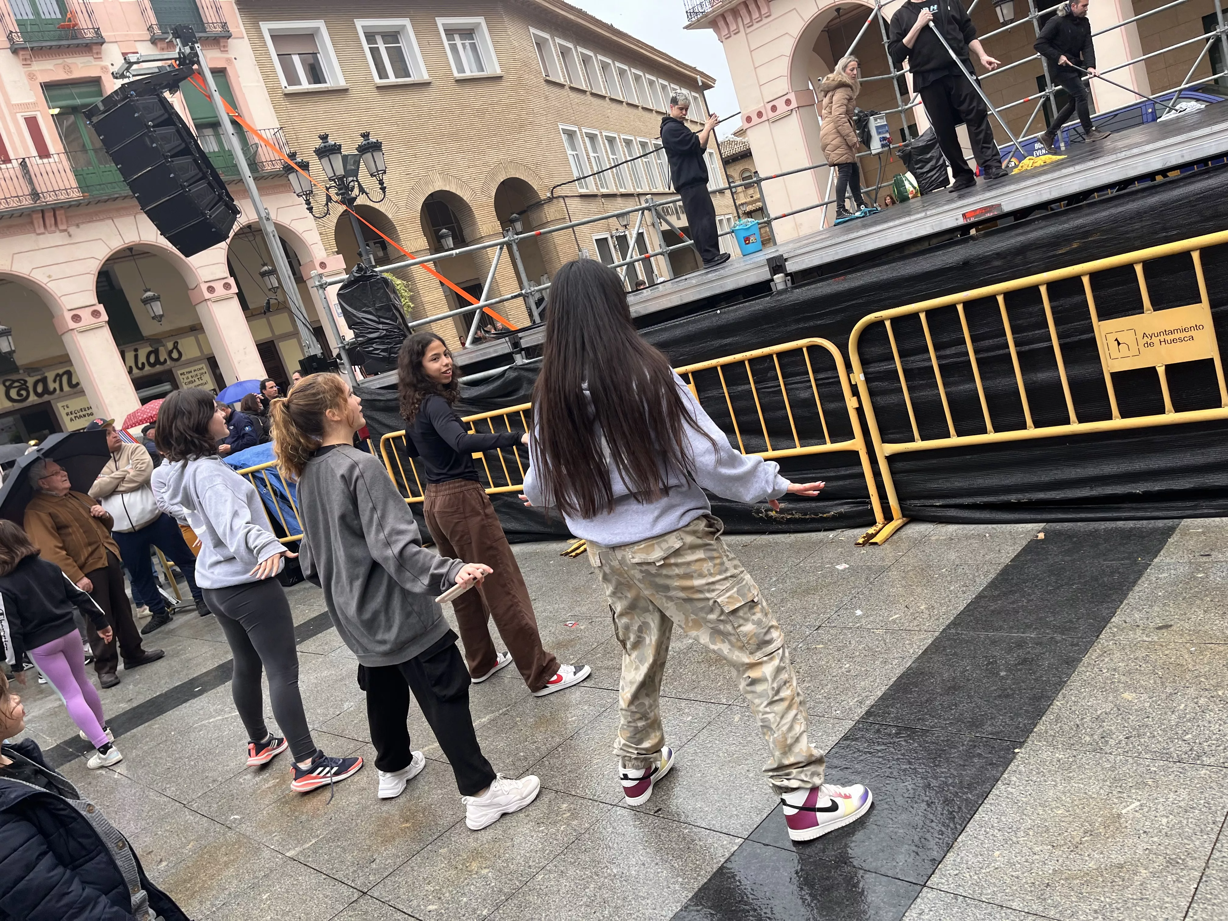Celebración del Día Internacional de la Danza en Huesca. Foto Mercedes Manterola