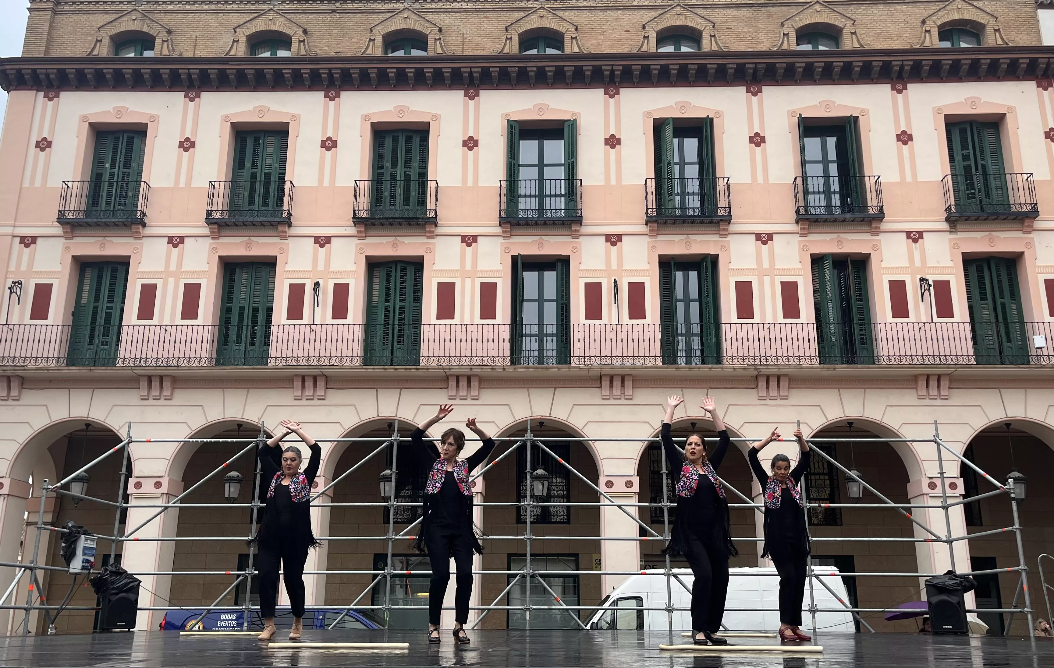 Celebración del Día Internacional de la Danza en Huesca. Foto Mercedes Manterola