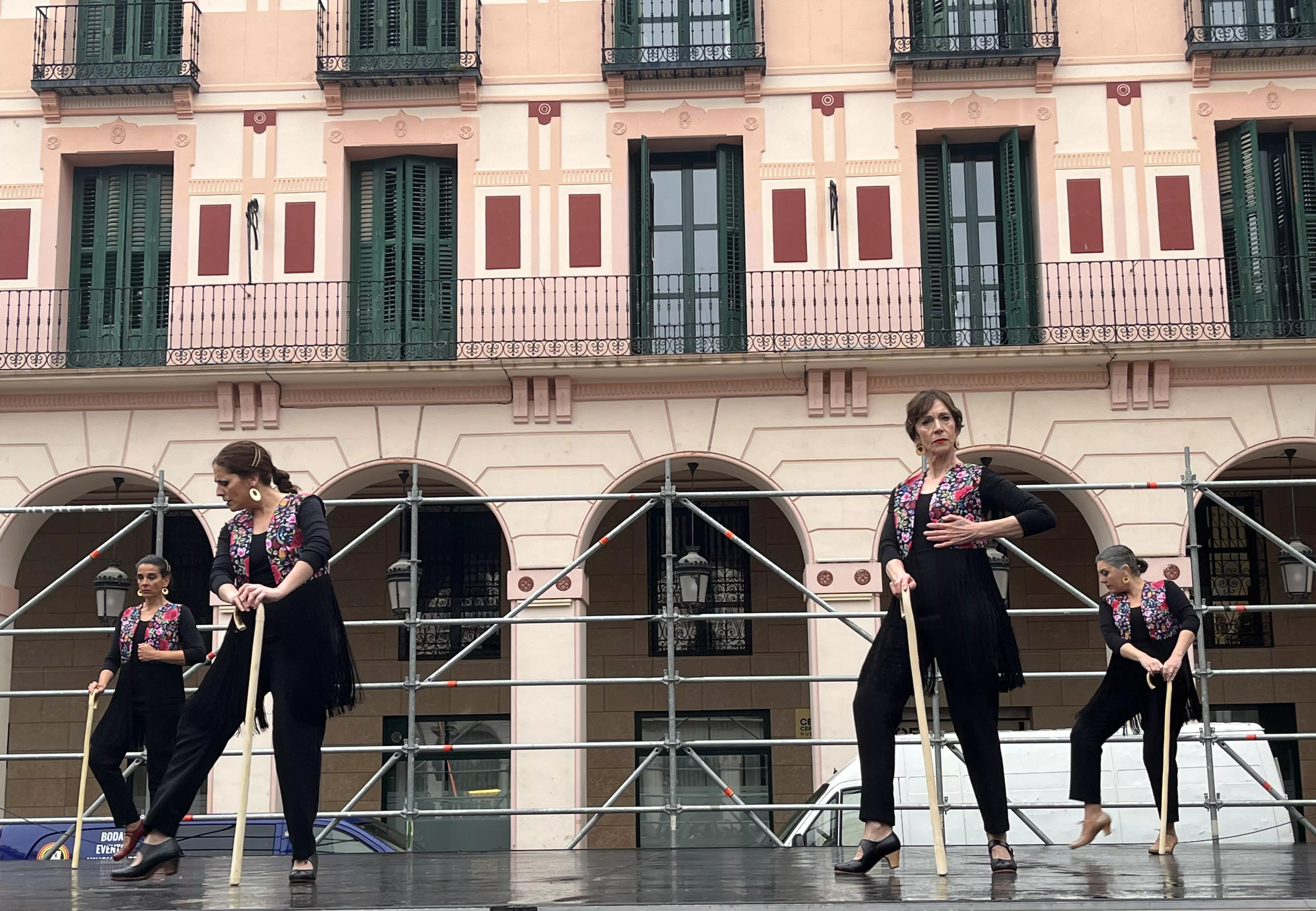 Celebración del Día Internacional de la Danza en Huesca. Foto Mercedes Manterola
