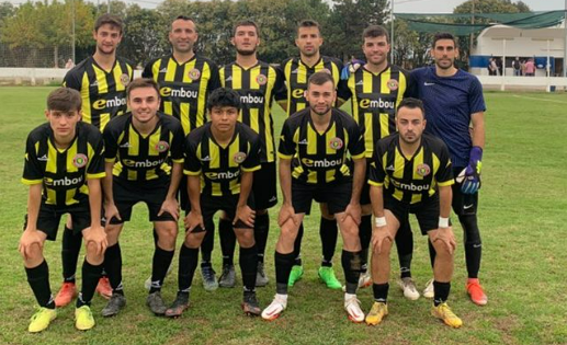 Once del Deportivo Sobrarbe en su visita a Albalate.