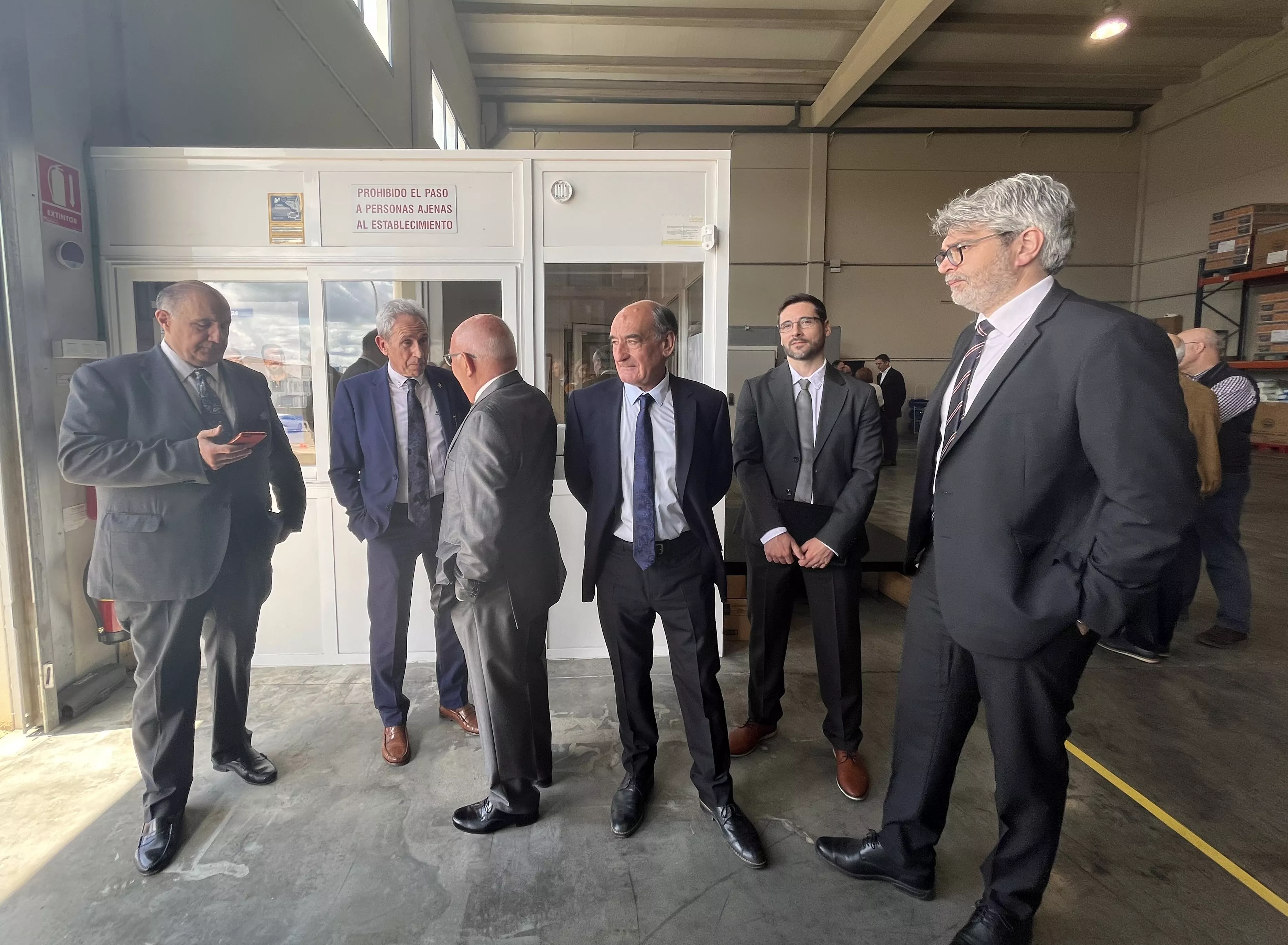 Visita de la Reina Sofía al Banco de Alimentos de Huesca. Foto Mercedes Manterola