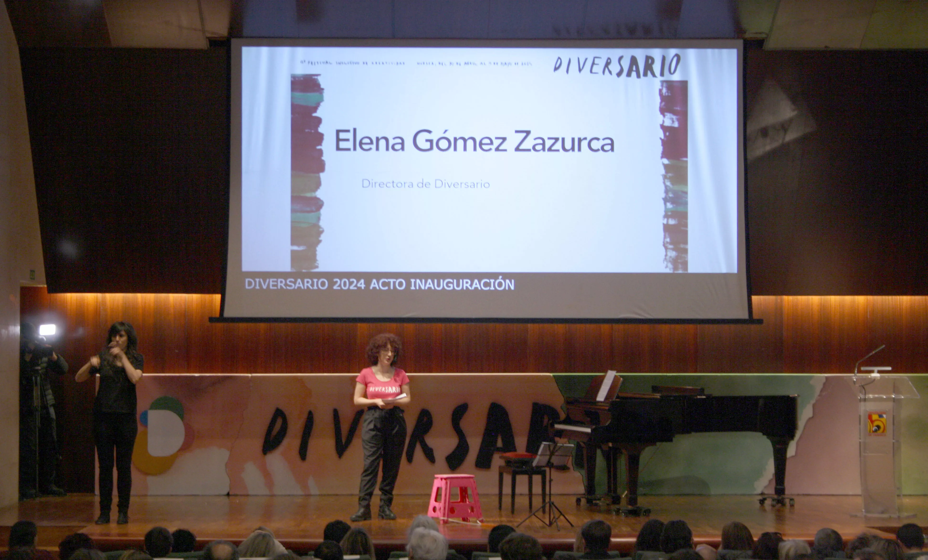 Inauguración de la 5ª edición de Diversario. Foto Meliza Armoa