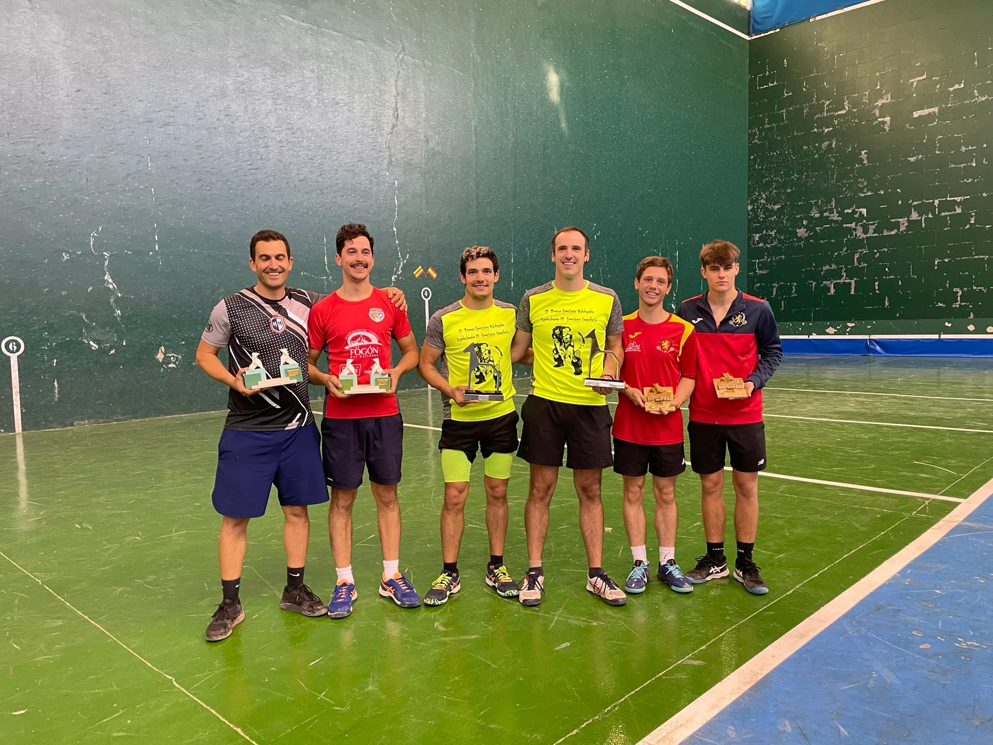 Foto de archivo del Torneo San Jorge de frontenis.