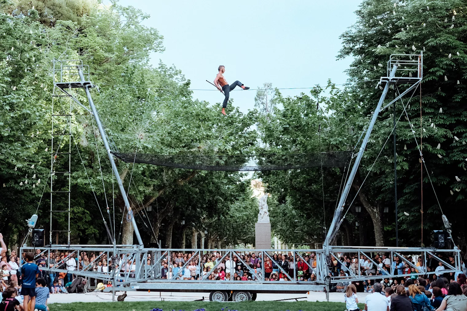 'Caminando por las nubes', encuentro internacional de artistas de circo.