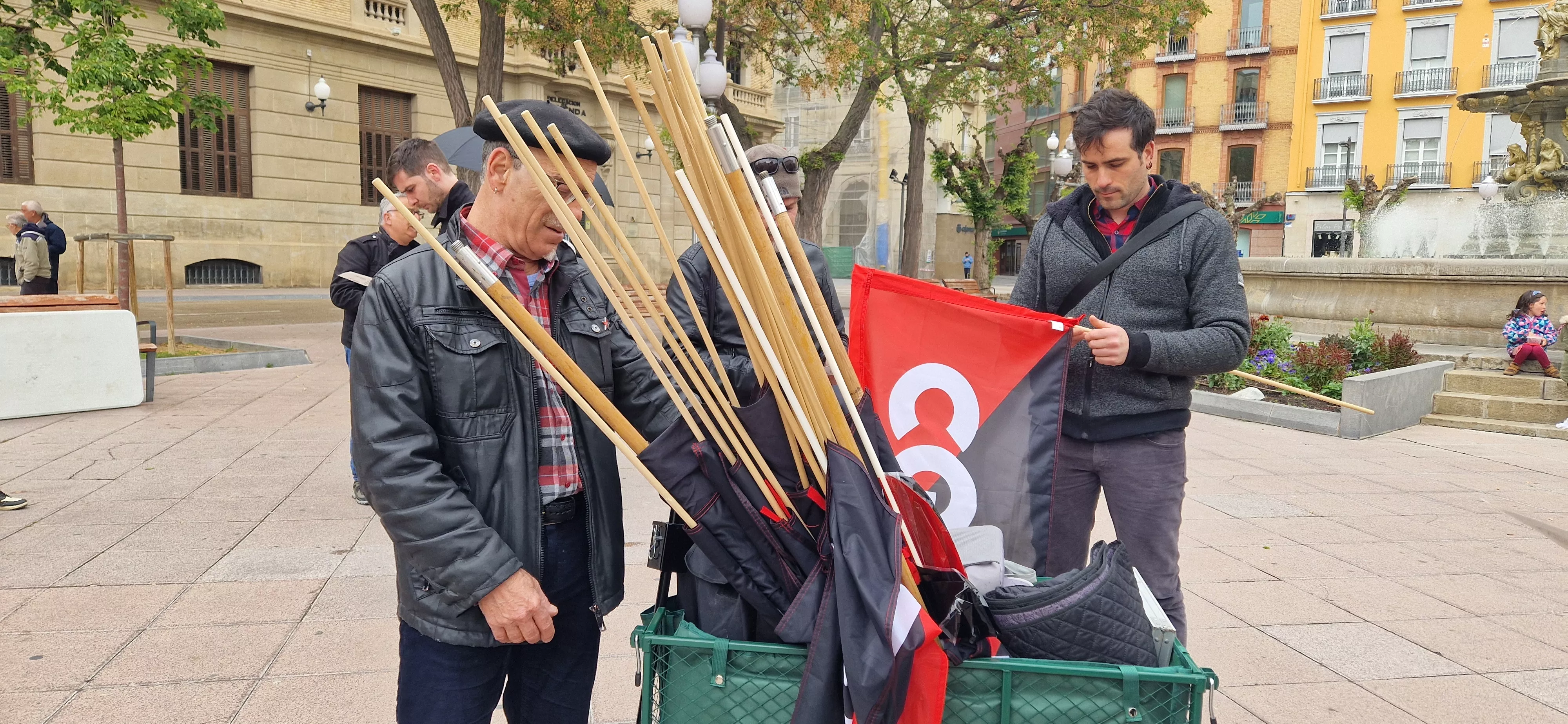 Manifestación de CNT y CGT el 1º de Mayo, Día de los Trabajadores. Foto Myriam Martínez