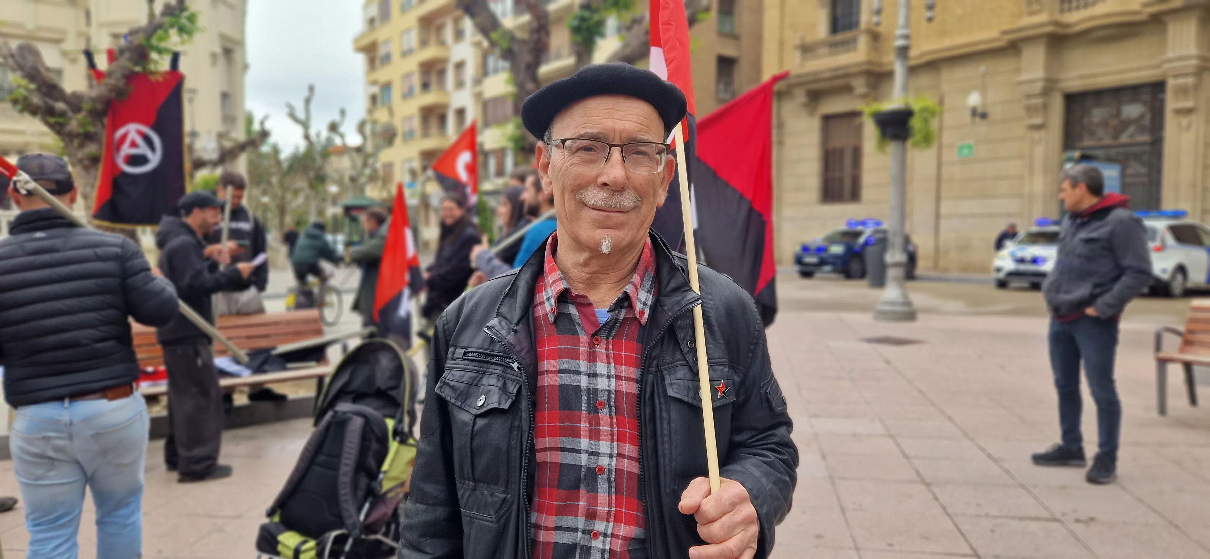 Manifestación de CNT y CGT el 1º de Mayo, Día de los Trabajadores. Foto Myriam Martínez