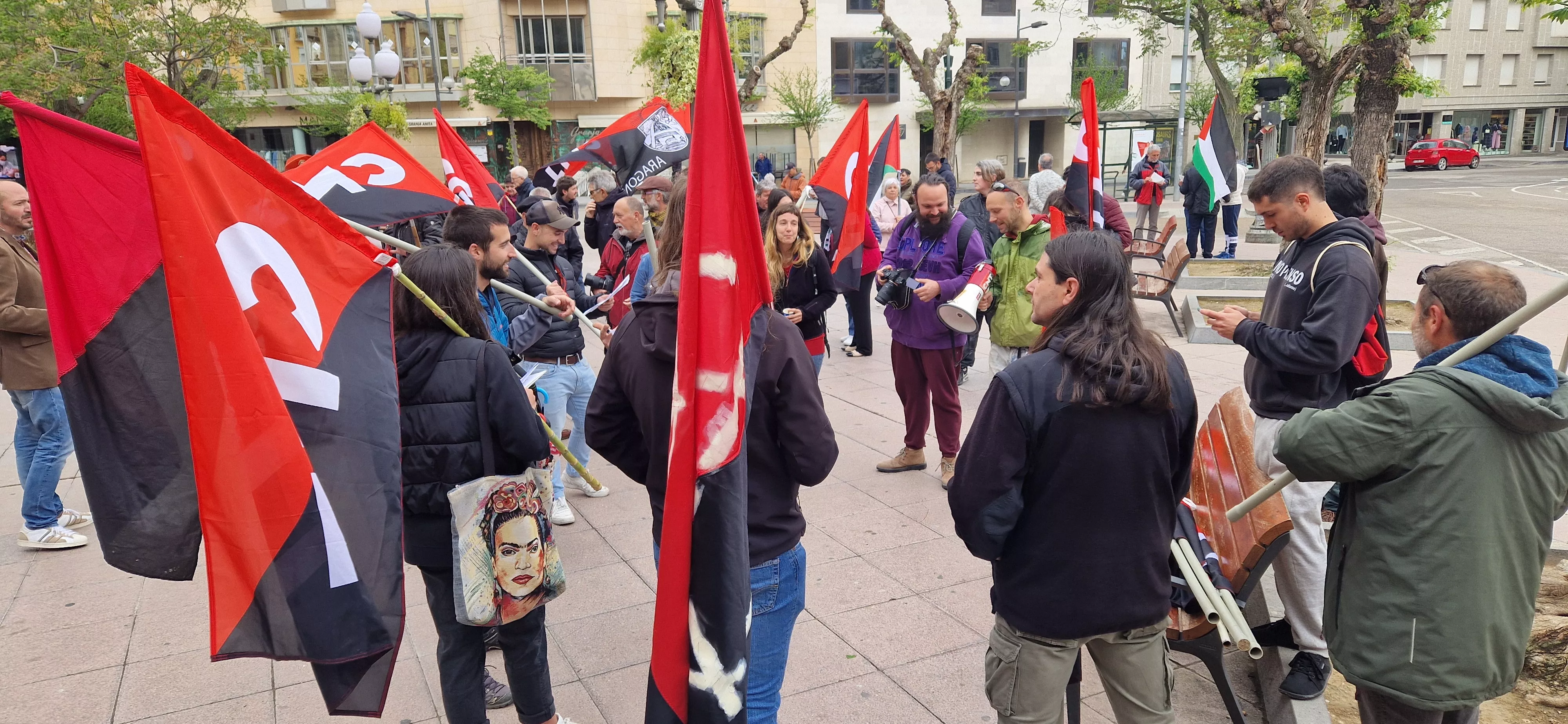 Manifestación de CNT y CGT el 1º de Mayo, Día de los Trabajadores. Foto Myriam Martínez