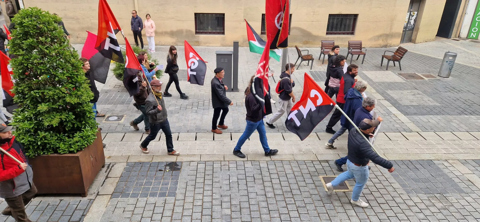 Manifestación de CGT y CNT el 1º de Mayo. Foto Myriam Martínez 
