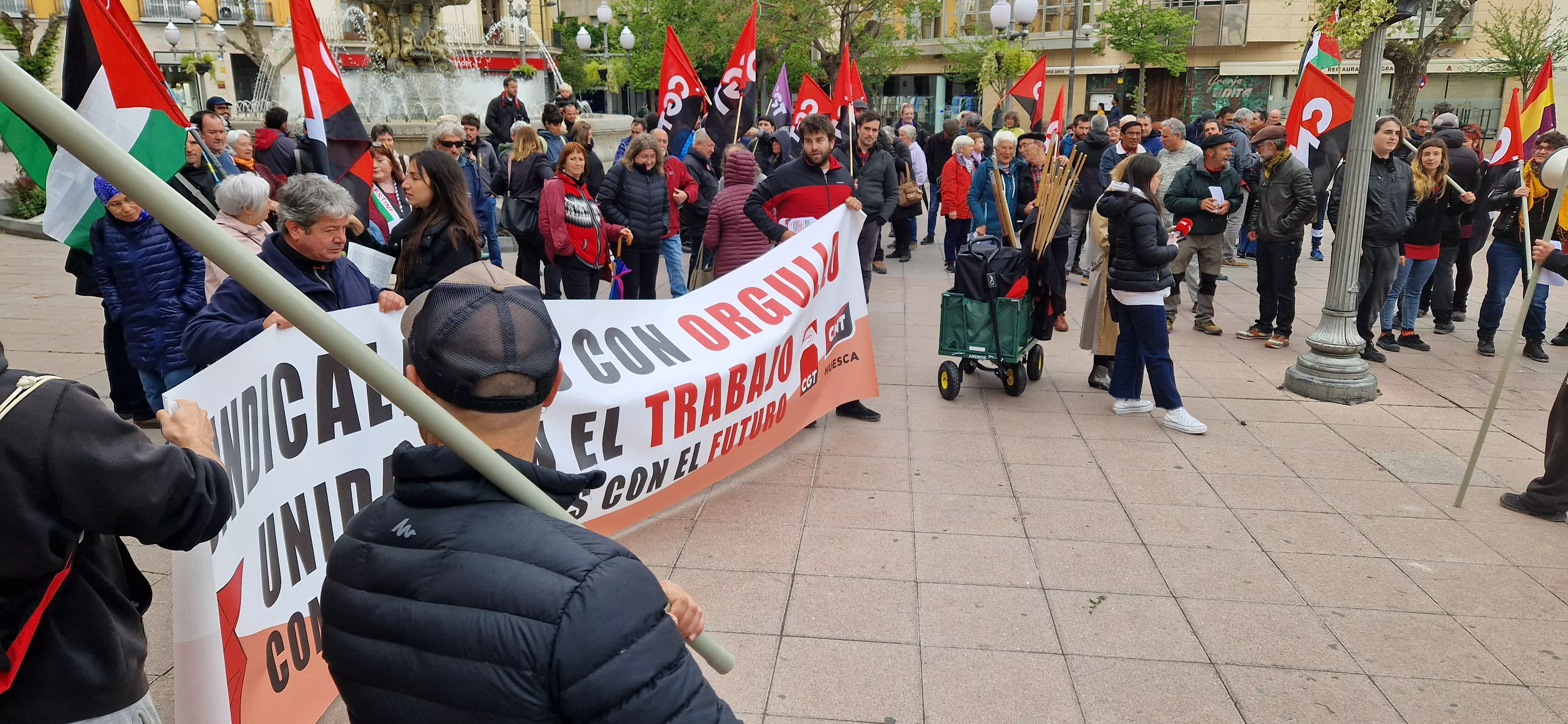 Manifestación de CGT y CNT el 1º de Mayo. Foto Myriam Martínez 