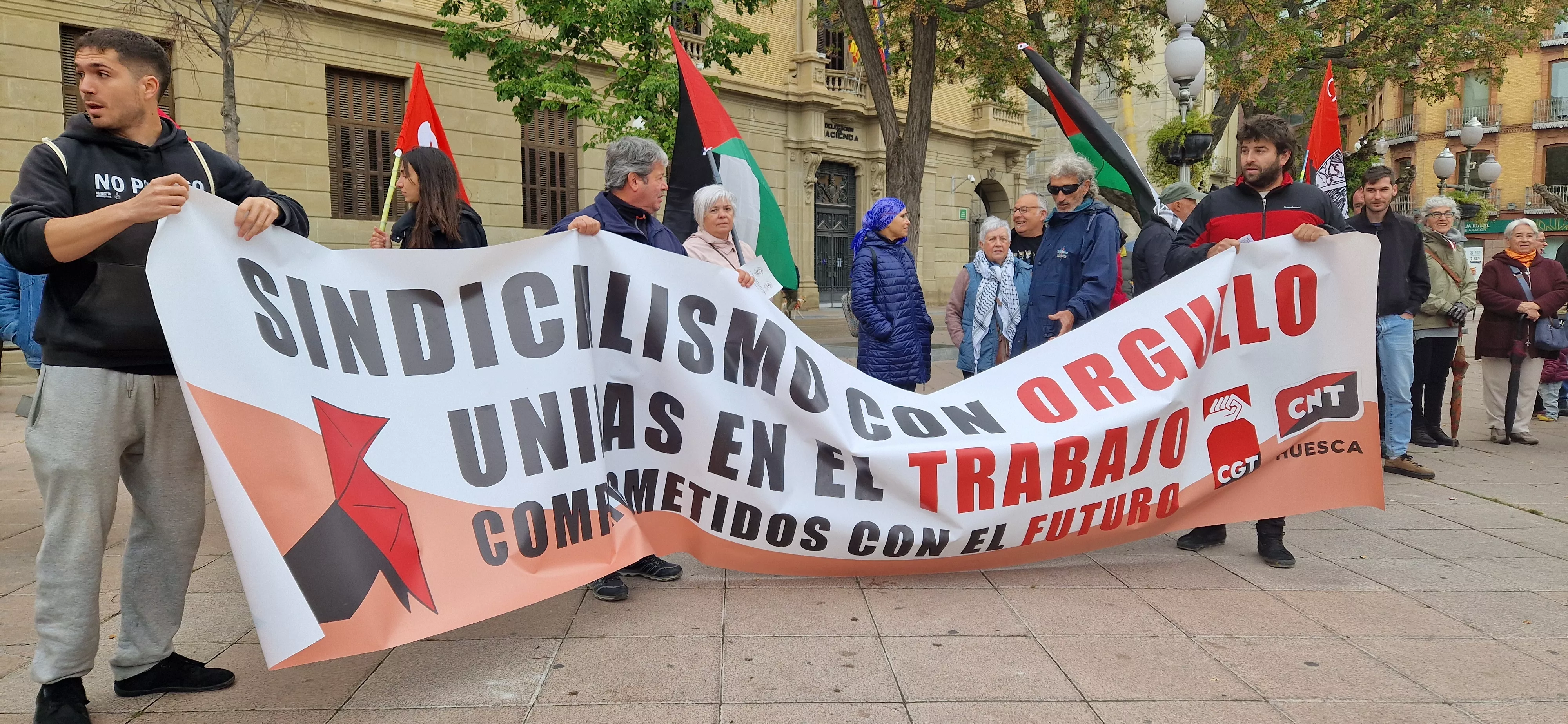 Manifestación de CGT y CNT el 1º de Mayo. Foto Myriam Martínez 