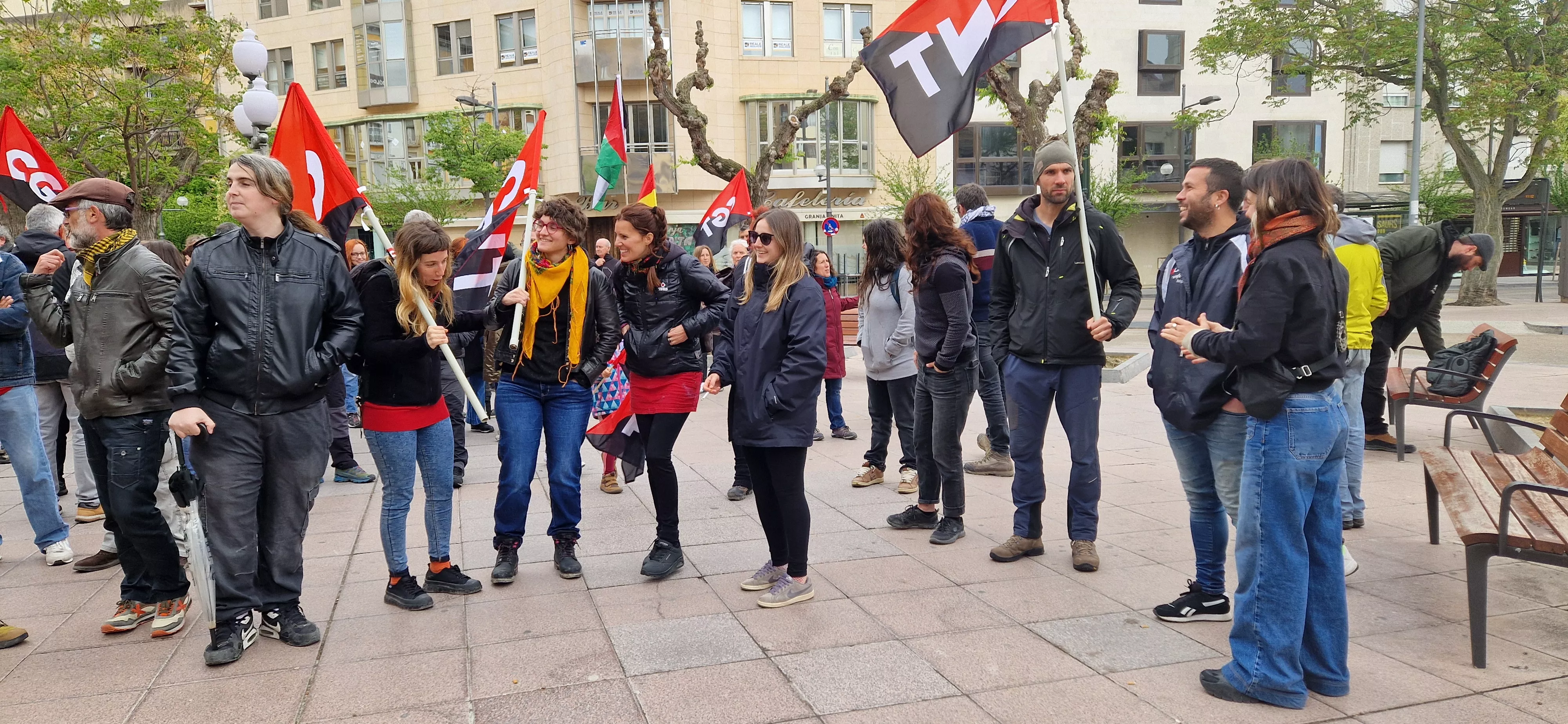 Manifestación de CGT y CNT el 1º de Mayo. Foto Myriam Martínez 