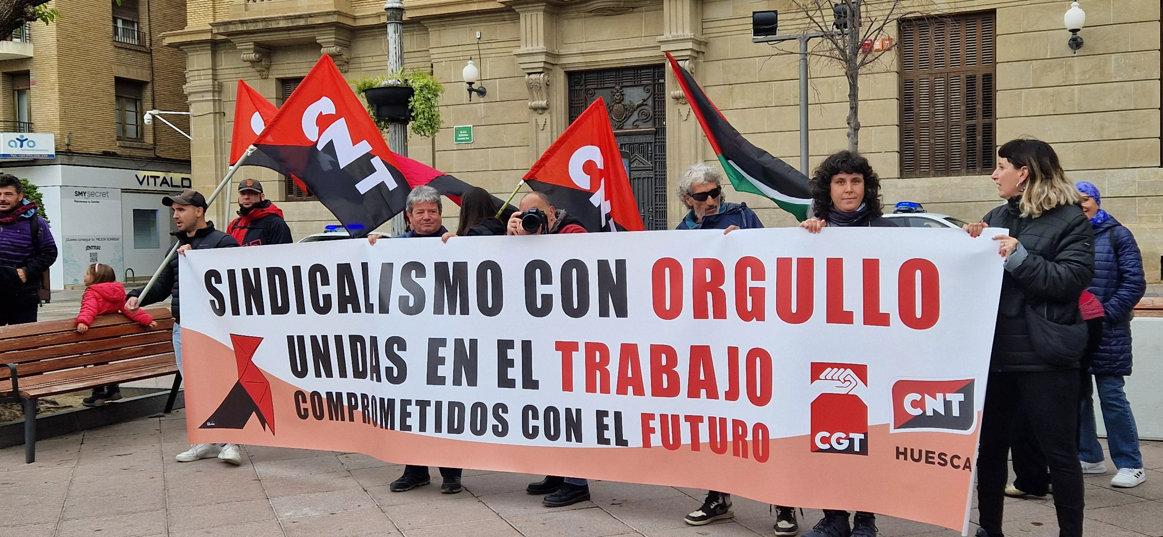 Manifestación de CGT y CNT el 1º de Mayo. Foto Myriam Martínez 