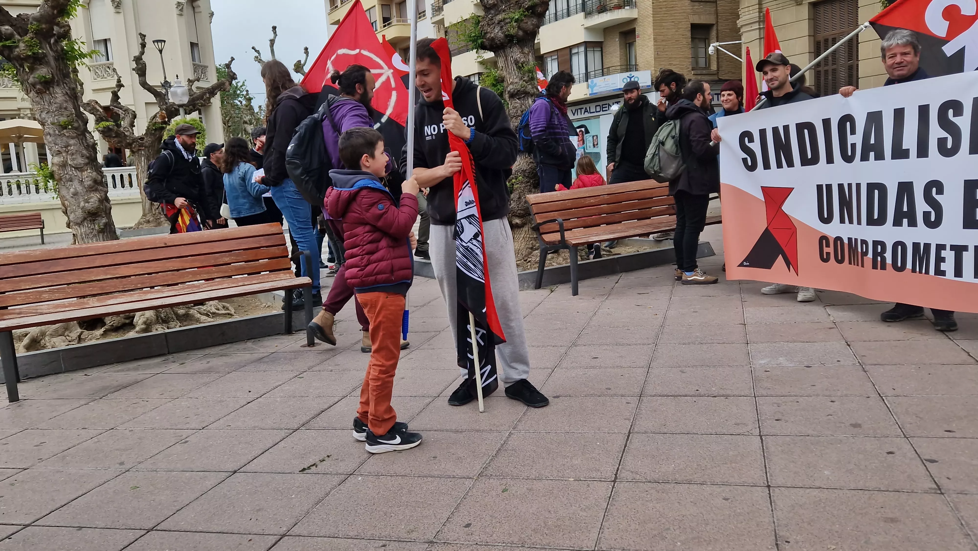 Manifestación de CGT y CNT el 1º de Mayo. Foto Myriam Martínez 