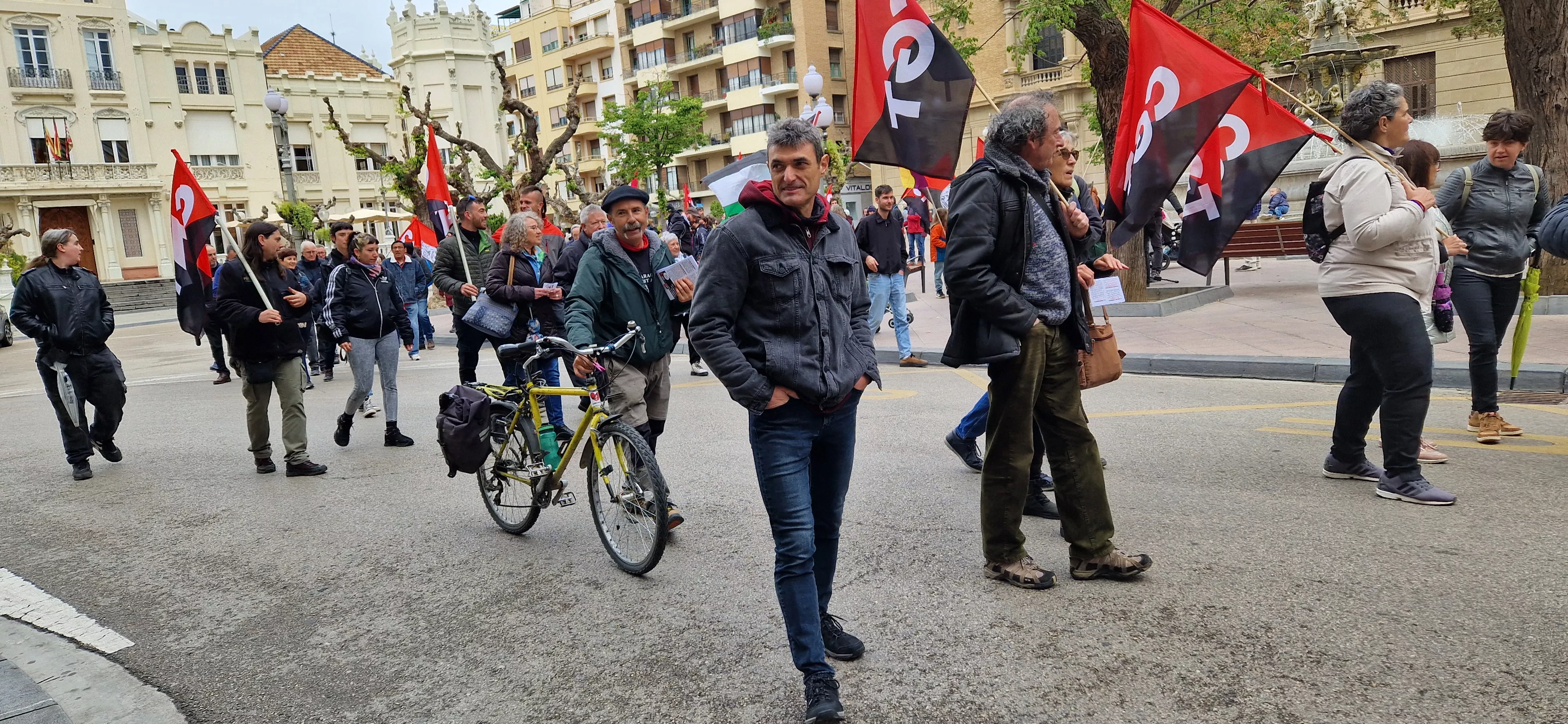 Manifestación de CGT y CNT el 1º de Mayo. Foto Myriam Martínez 