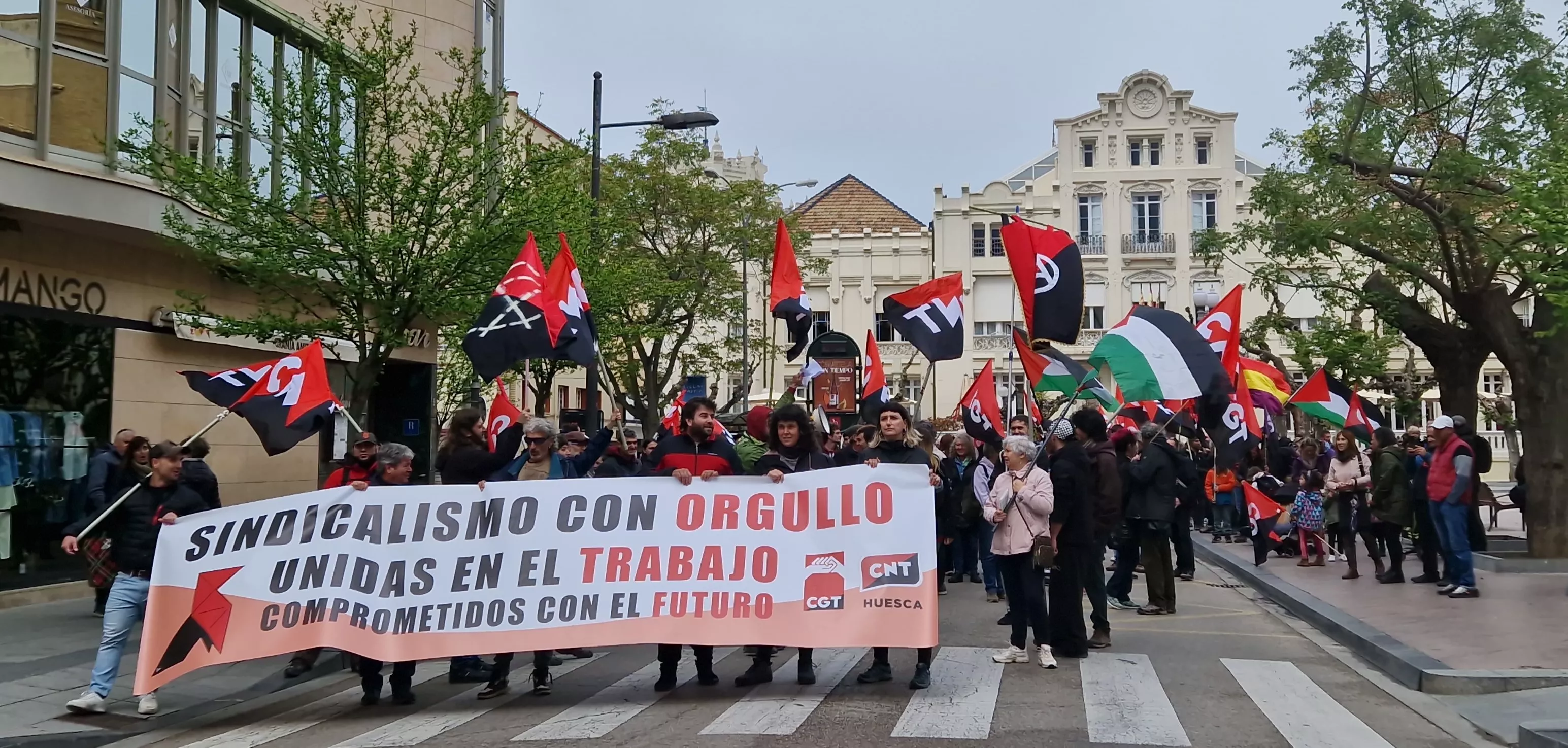 Manifestación de CGT y CNT el 1º de Mayo. Foto Myriam Martínez 