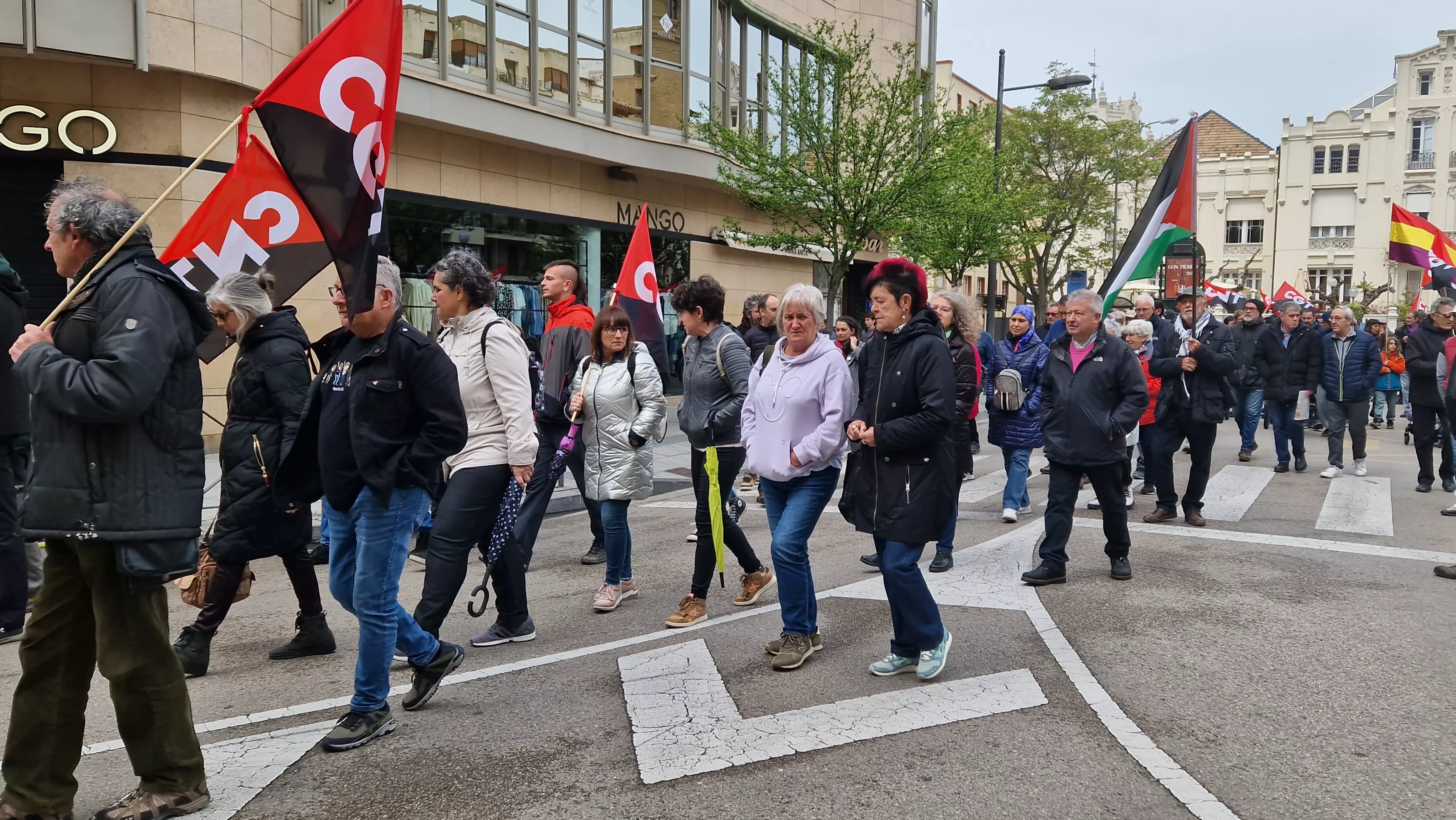 Manifestación de CGT y CNT el 1º de Mayo. Foto Myriam Martínez 