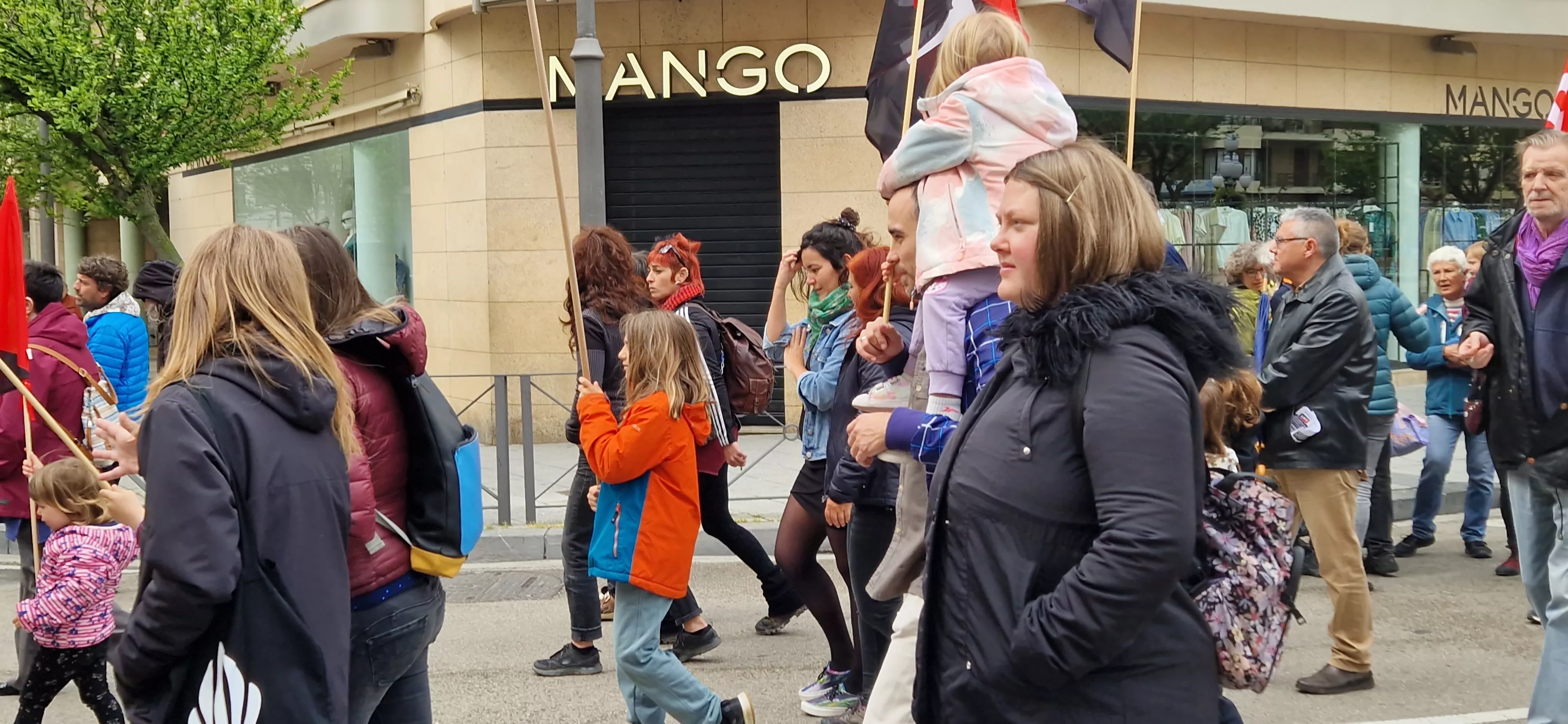 Manifestación de CGT y CNT el 1º de Mayo. Foto Myriam Martínez 