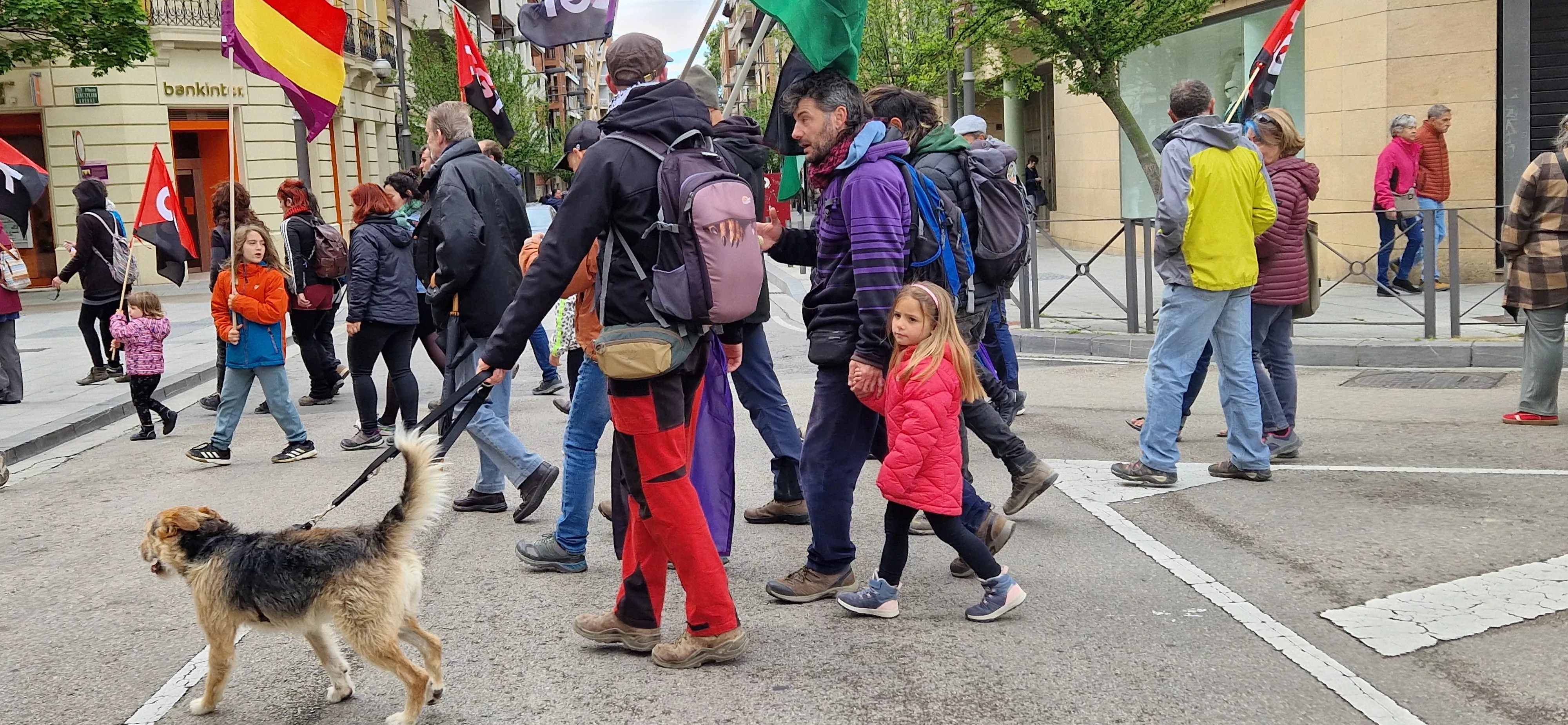 Manifestación de CNT y CGT el 1º de Mayo, Día de los Trabajadores. Foto Myriam Martínez