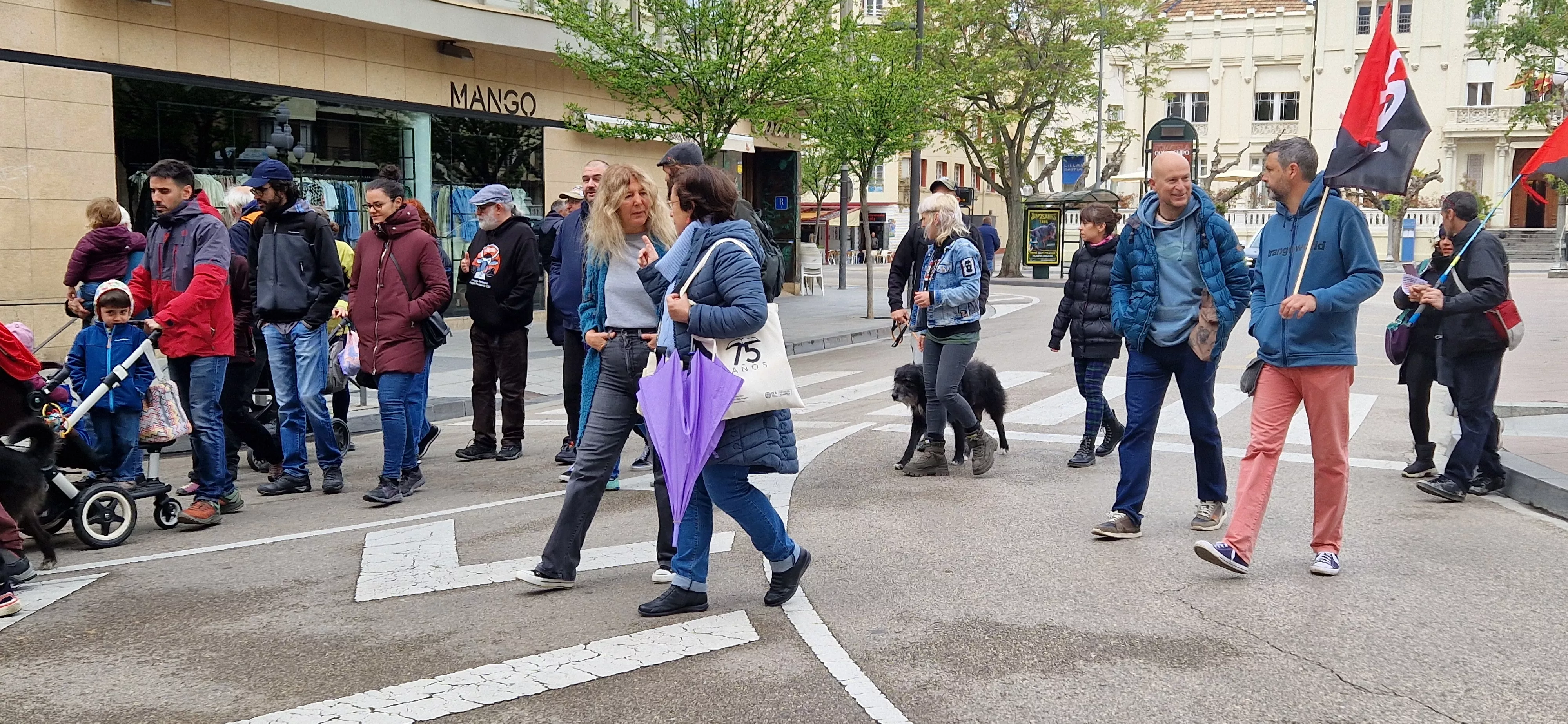 Manifestación de CNT y CGT el 1º de Mayo, Día de los Trabajadores. Foto Myriam Martínez