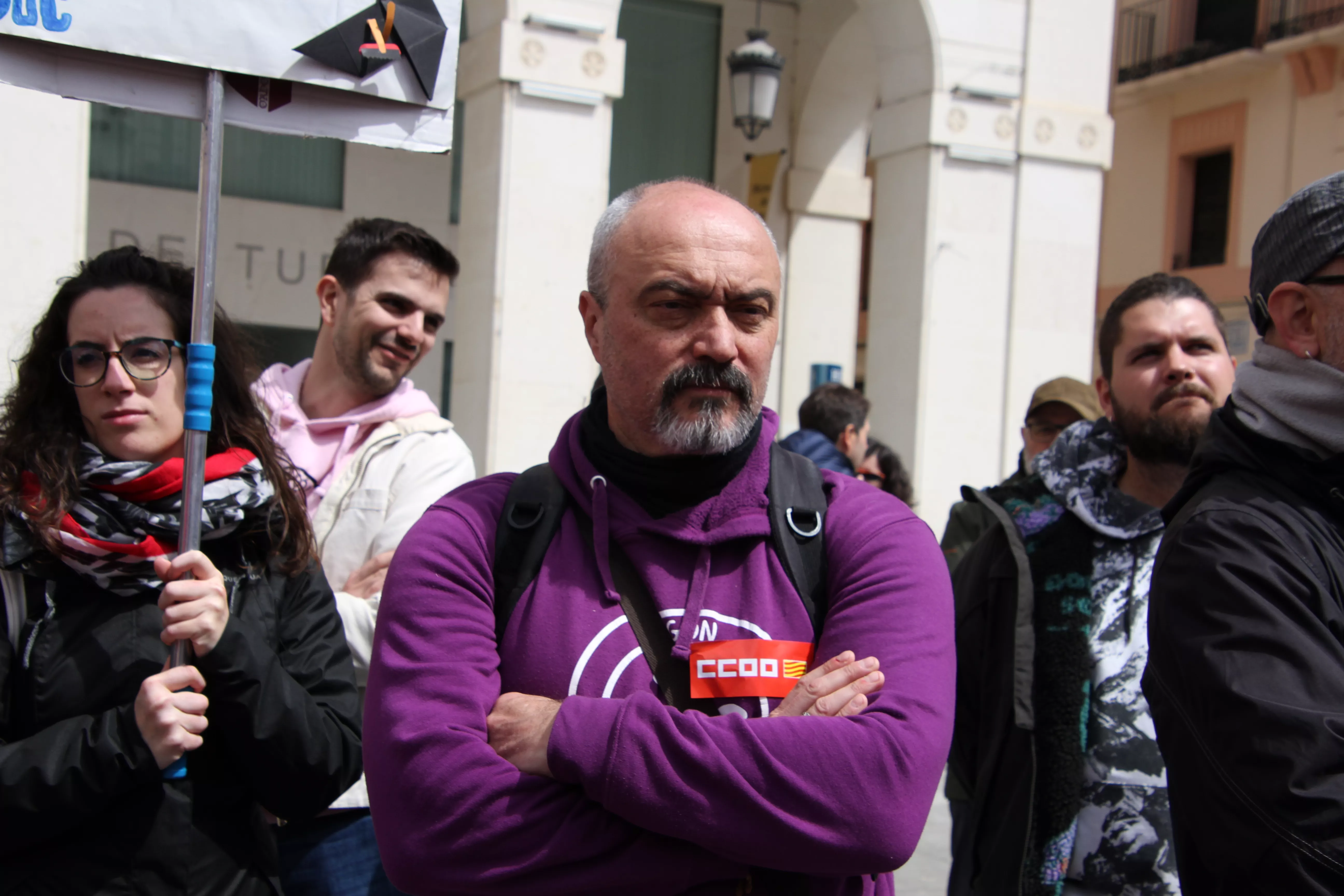 Manifestación del 1º de Mayo de UGT y CCOO en Huesca. Foto Carlos Neofato