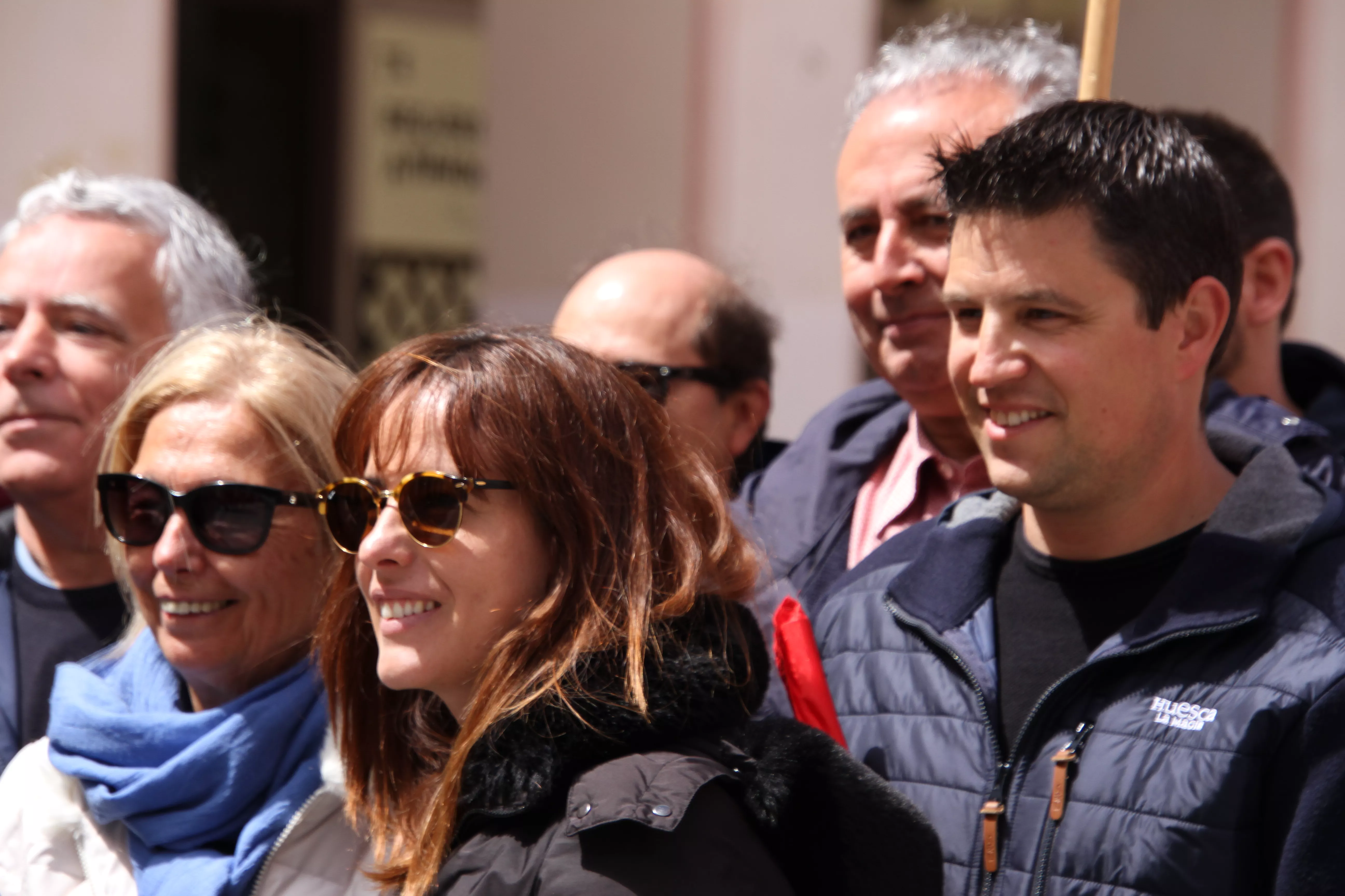 Manifestación del 1º de Mayo de UGT y CCOO en Huesca. Foto Carlos Neofato