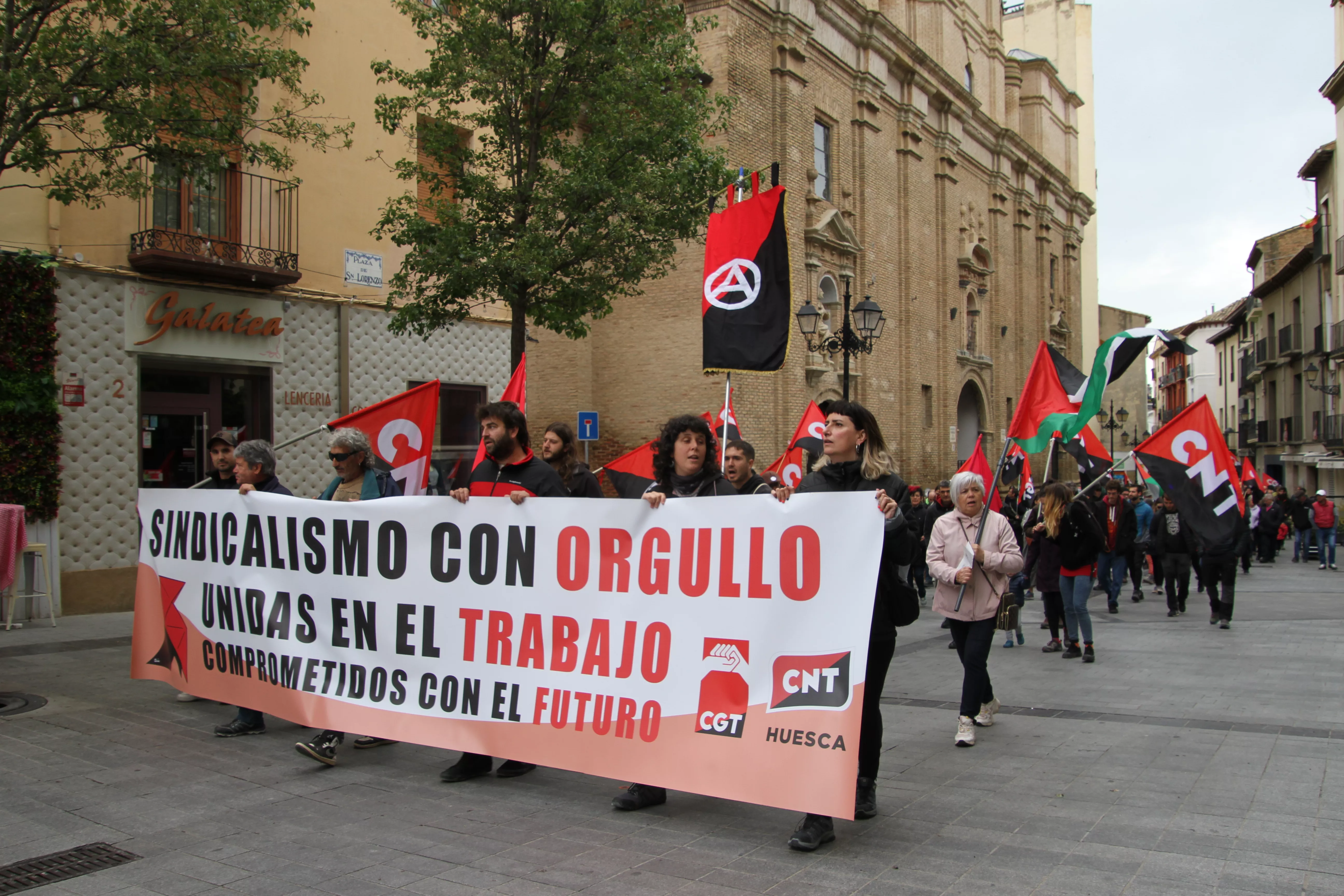 Manifestación de CGT y CNT el 1º de Mayo. Foto Carlos Neofato
