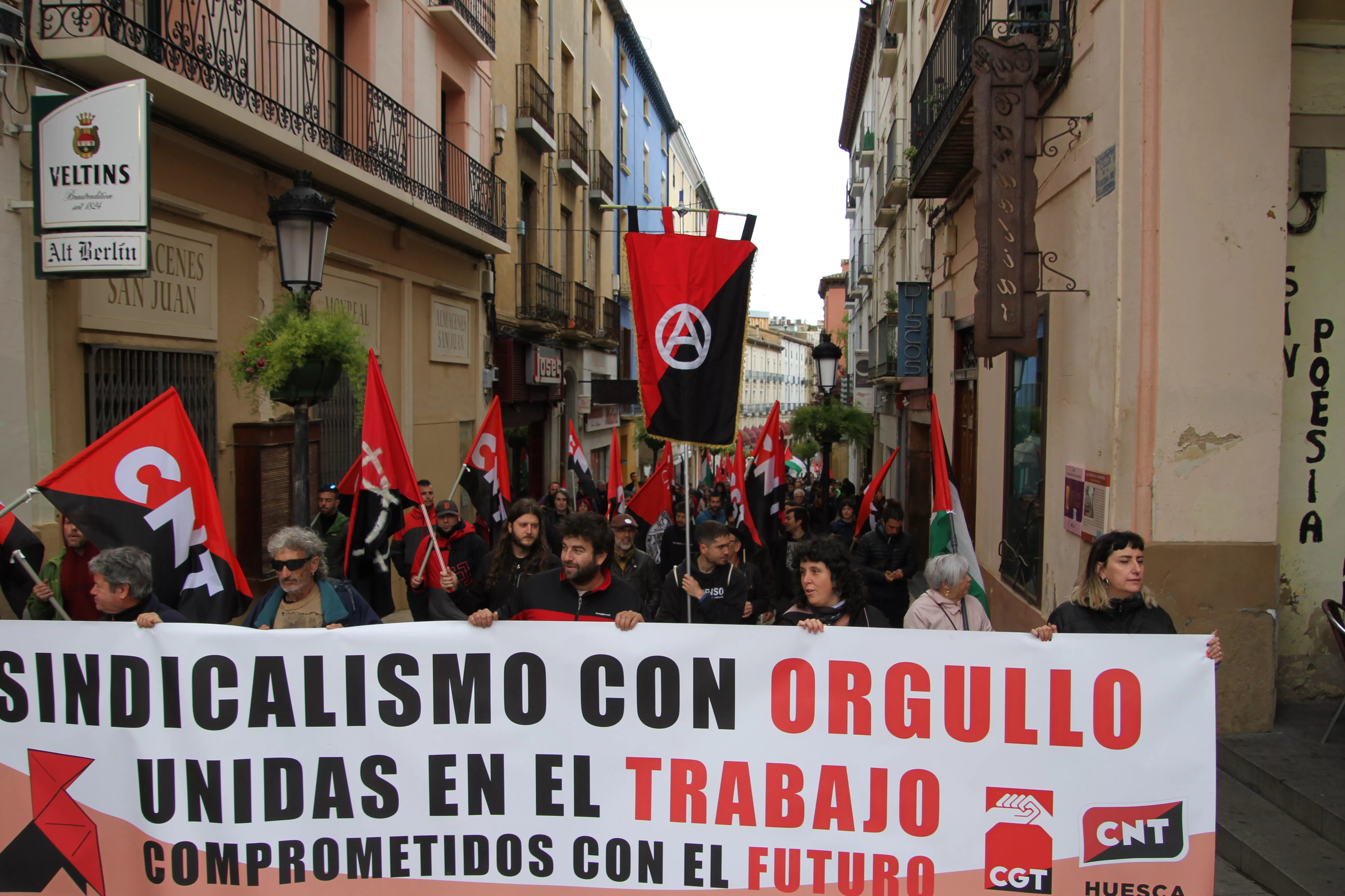 Manifestación de CGT y CNT el 1º de Mayo. Foto Carlos Neofato