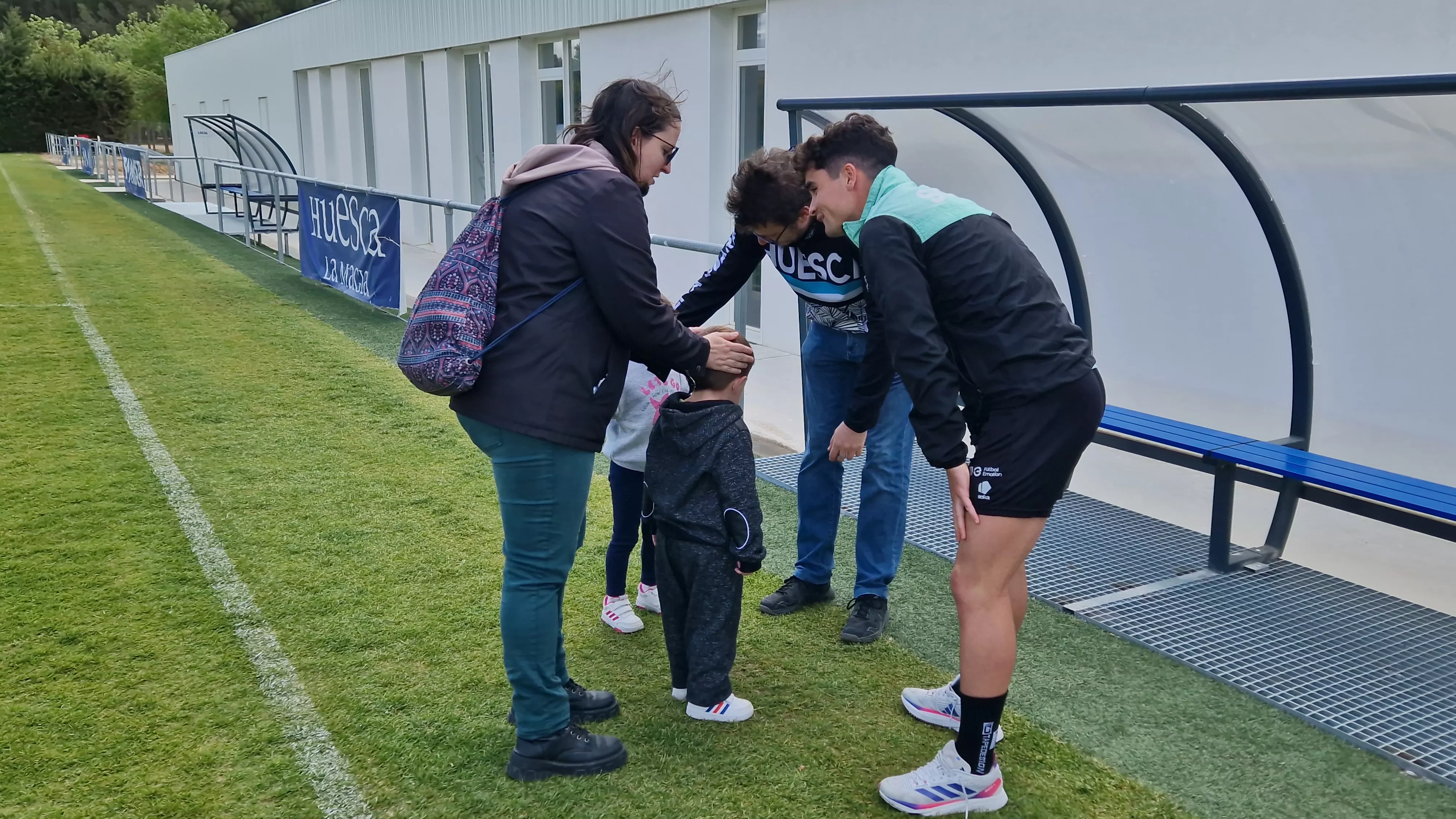 Campaña ¡Huesca, sí se puede!, con Elady Zorrilla y Javi Mier. Foto Myriam Martínez