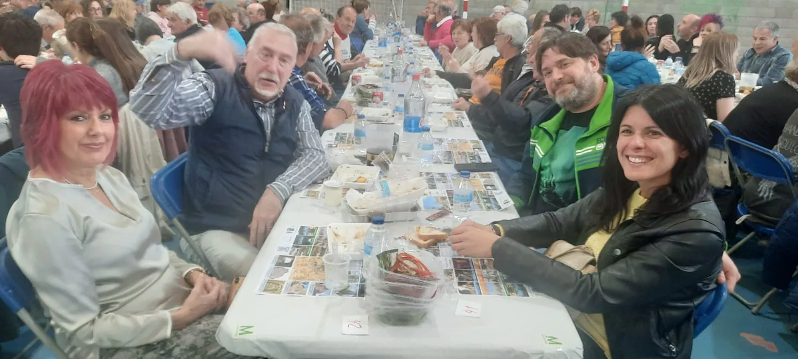 Fiesta de voluntarios en Ayerbe del Club Deportivo Padelante