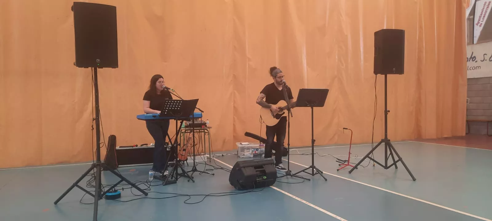 Fiesta de voluntarios en Ayerbe del Club Deportivo Padelante