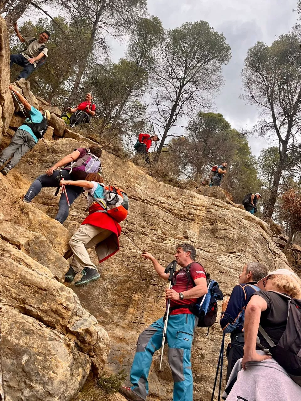 Excursión del Club Montaña Nabaín y Club Atlético Sobrarbe