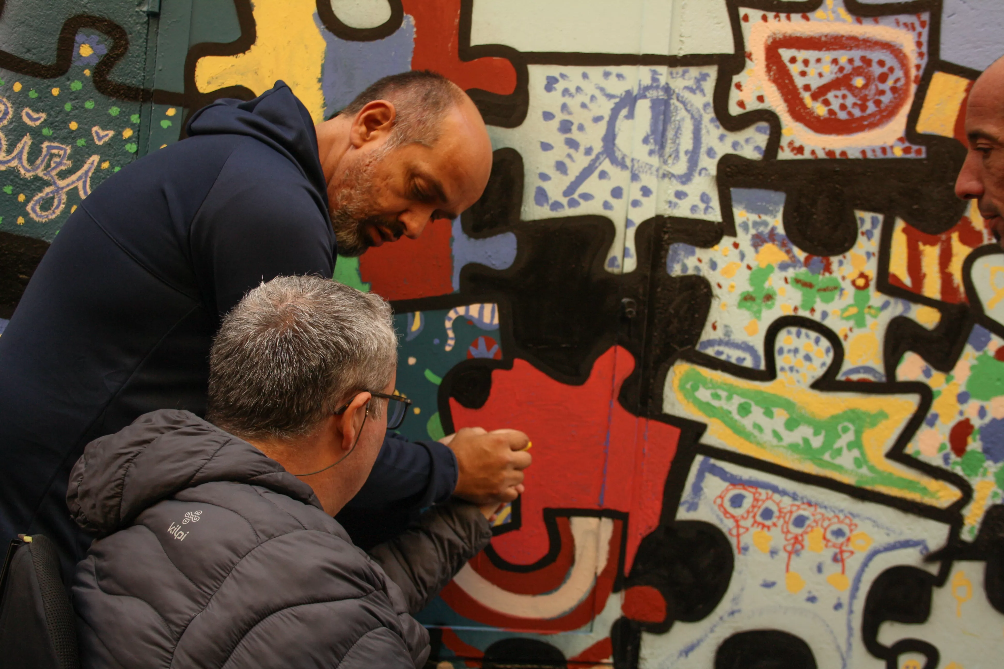 Primer mural colaborativo de Diversario. Foto Meliza Armoa 