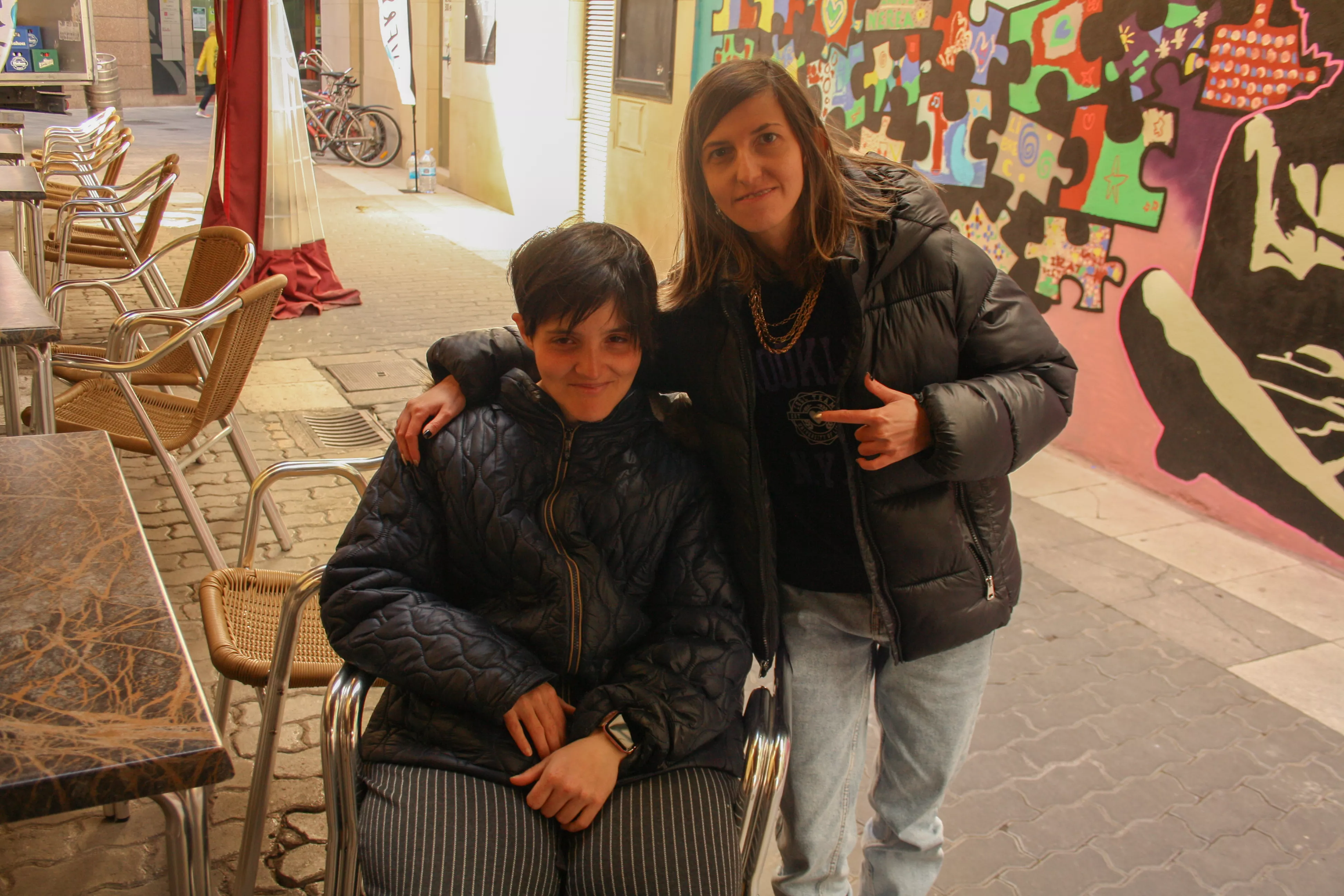 Primer mural colaborativo de Diversario. Foto Meliza Armoa 