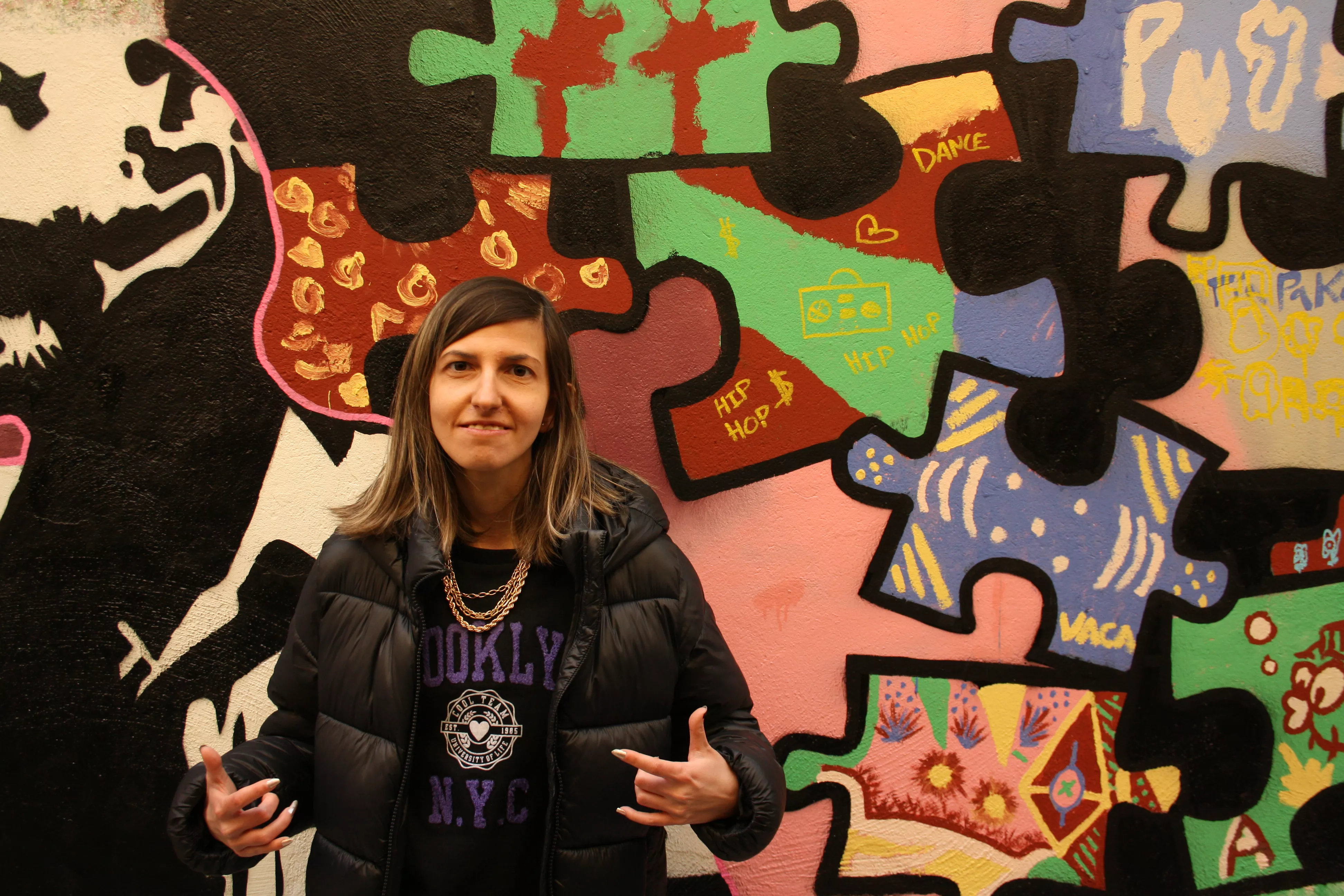 Primer mural colaborativo de Diversario. Foto Meliza Armoa 