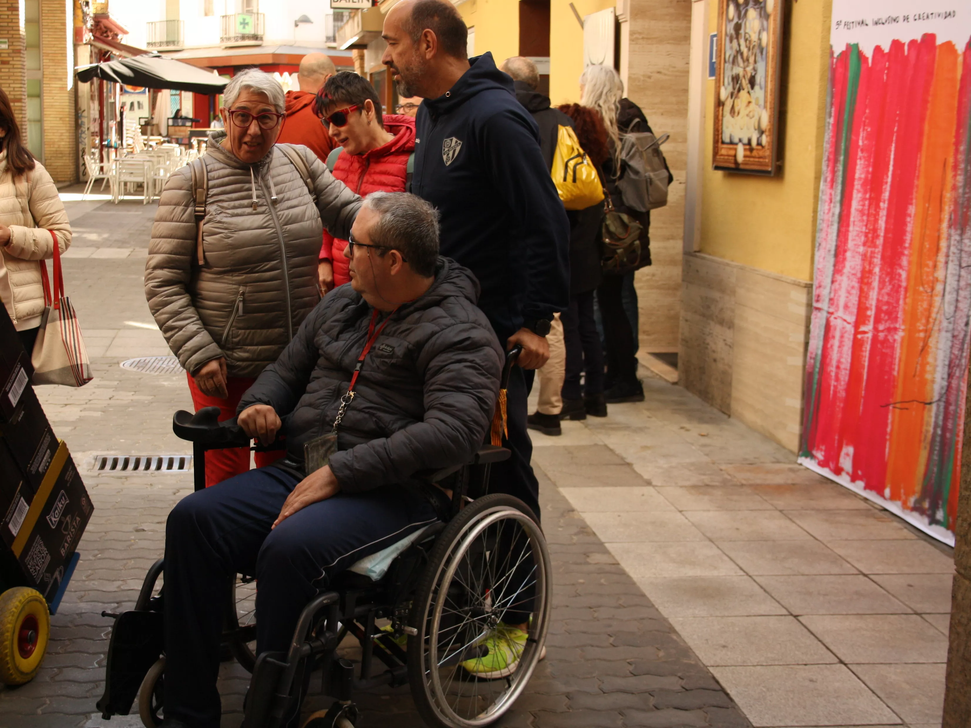 Primer mural colaborativo de Diversario. Foto Meliza Armoa 