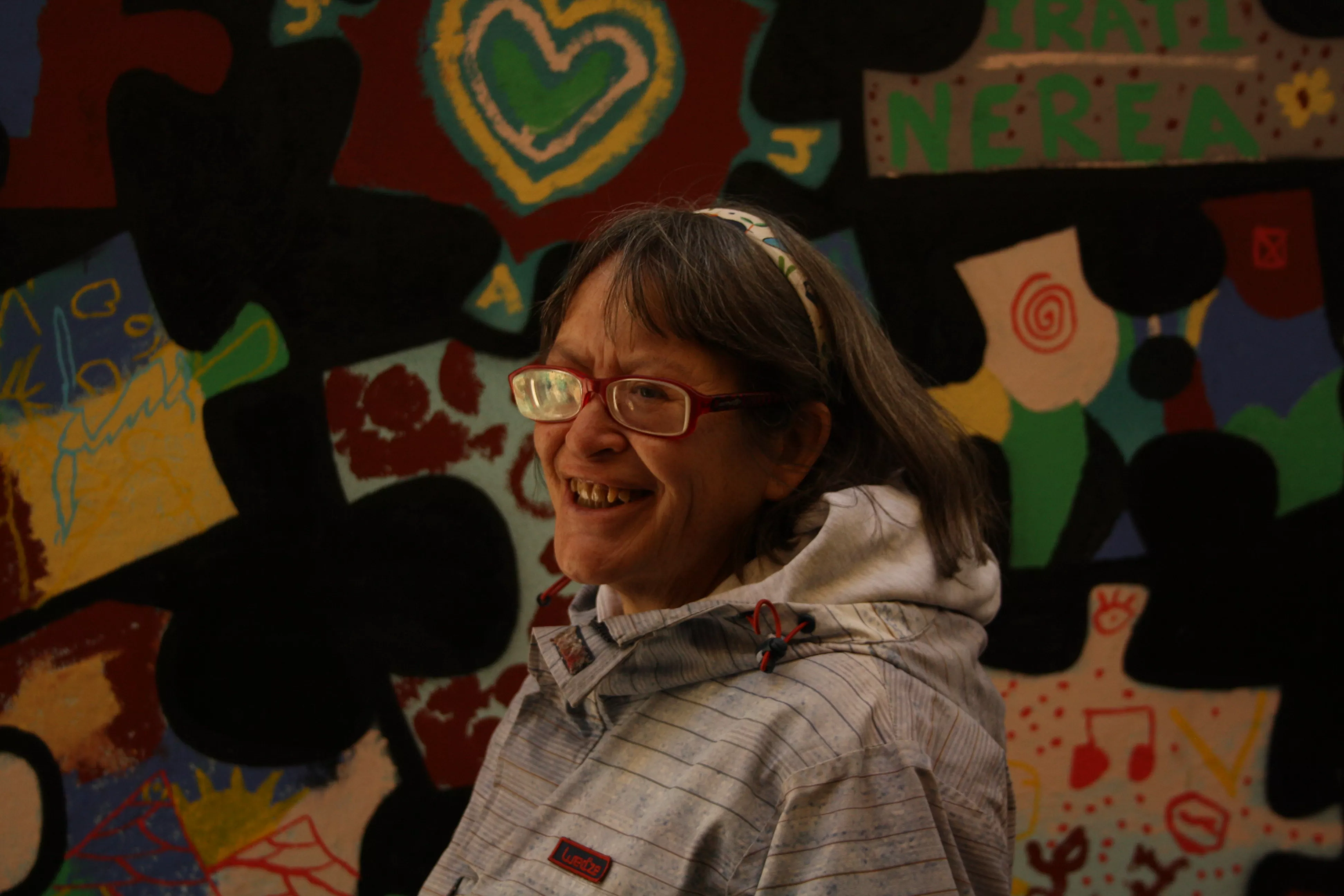 Primer mural colaborativo de Diversario. Foto Meliza Armoa 