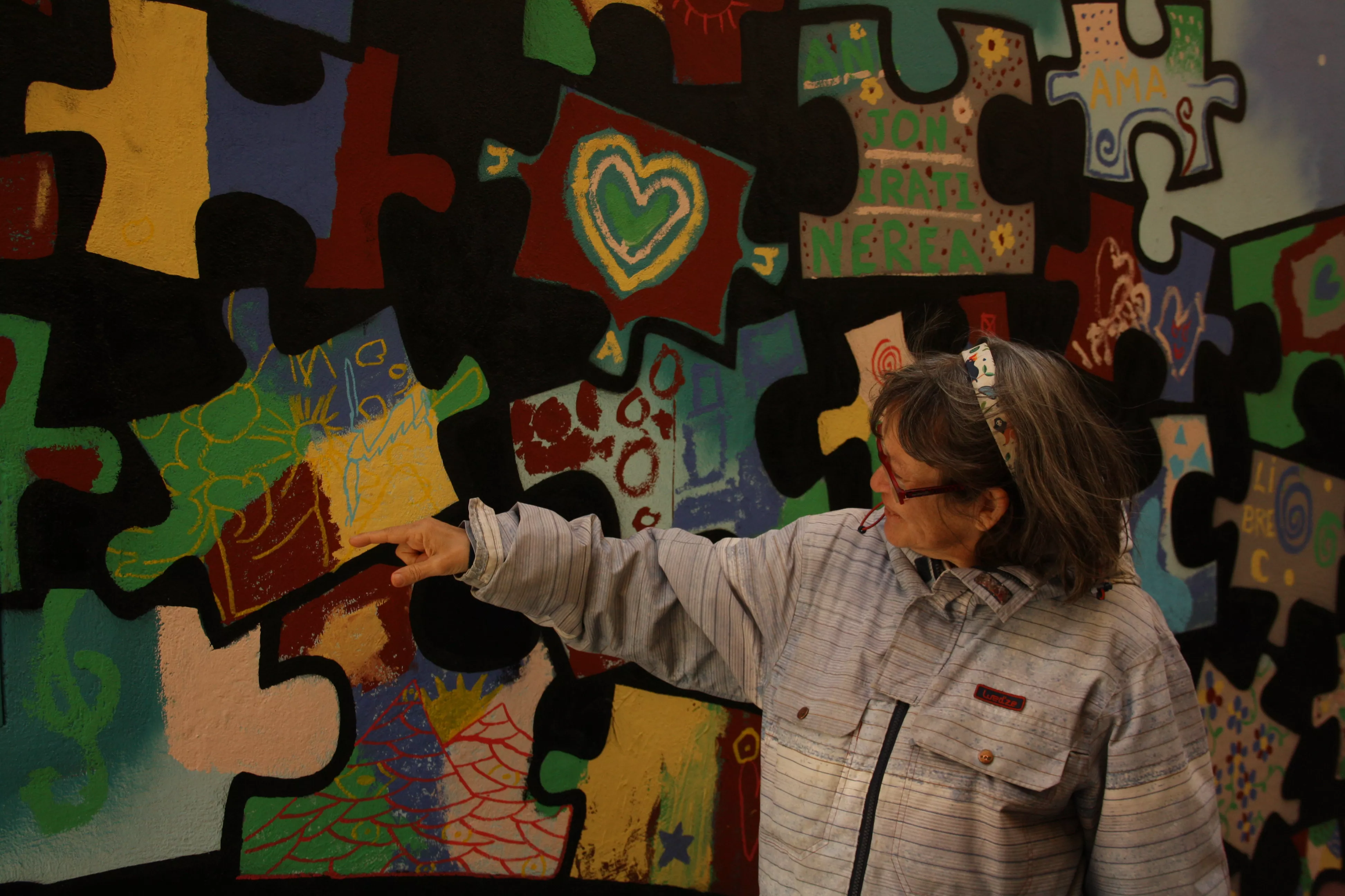 Primer mural colaborativo de Diversario. Foto Meliza Armoa 