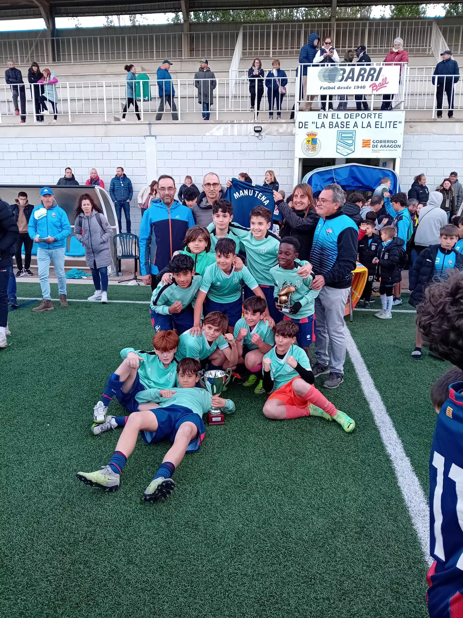 Entrega de premios del I Torneo Manu Tena.