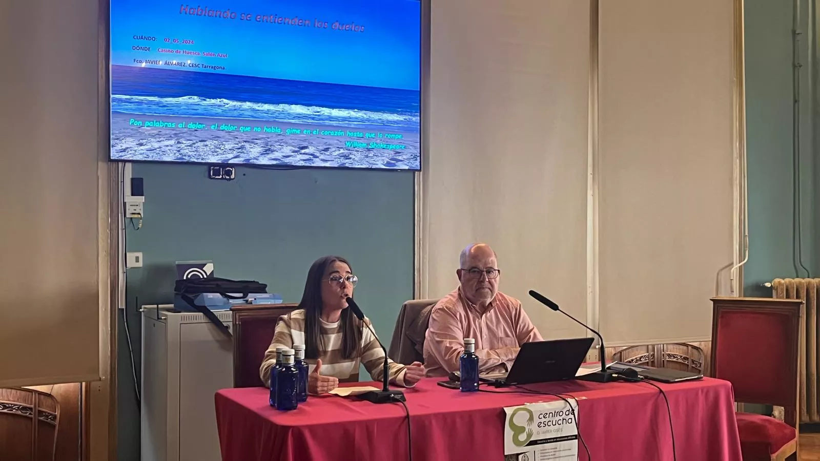 Francisco Javier Álvarez Vega, en Huesca. Foto Mercedes Manterola