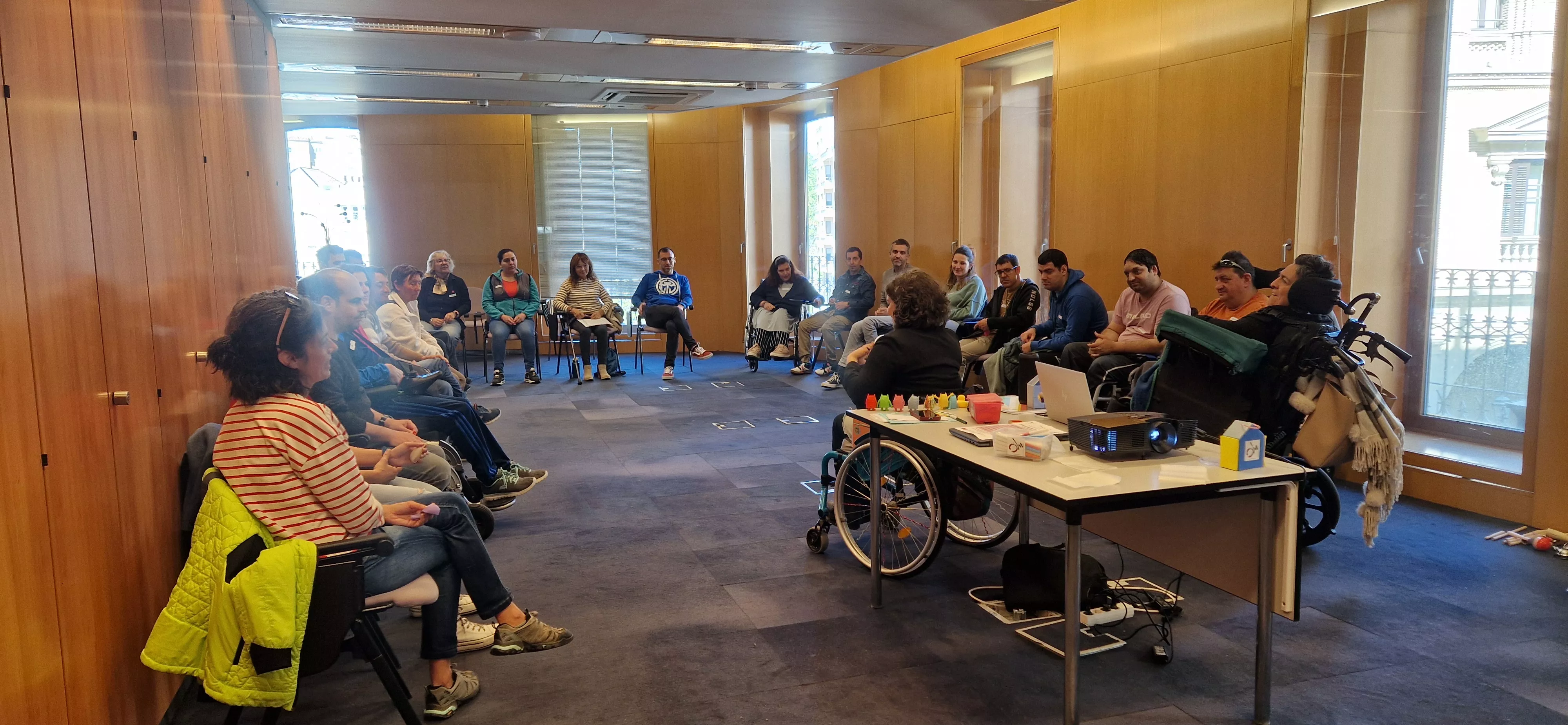 Taller de Marina Joven en Diversario 2024. Foto Myriam Martínez