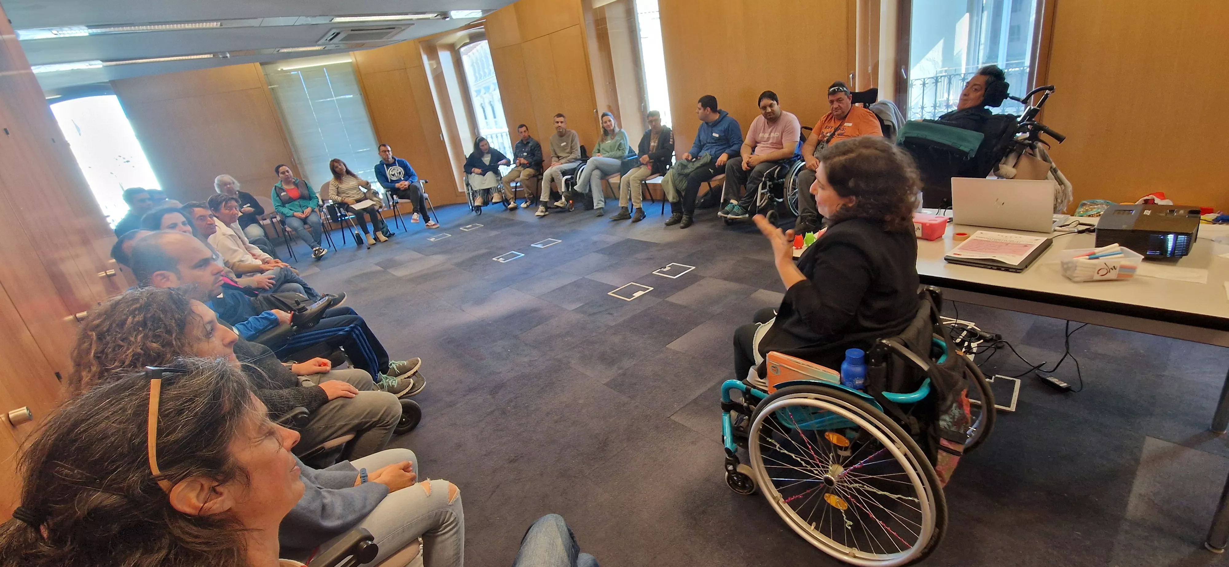 Taller de Marina Joven en Diversario 2024. Foto Myriam Martínez