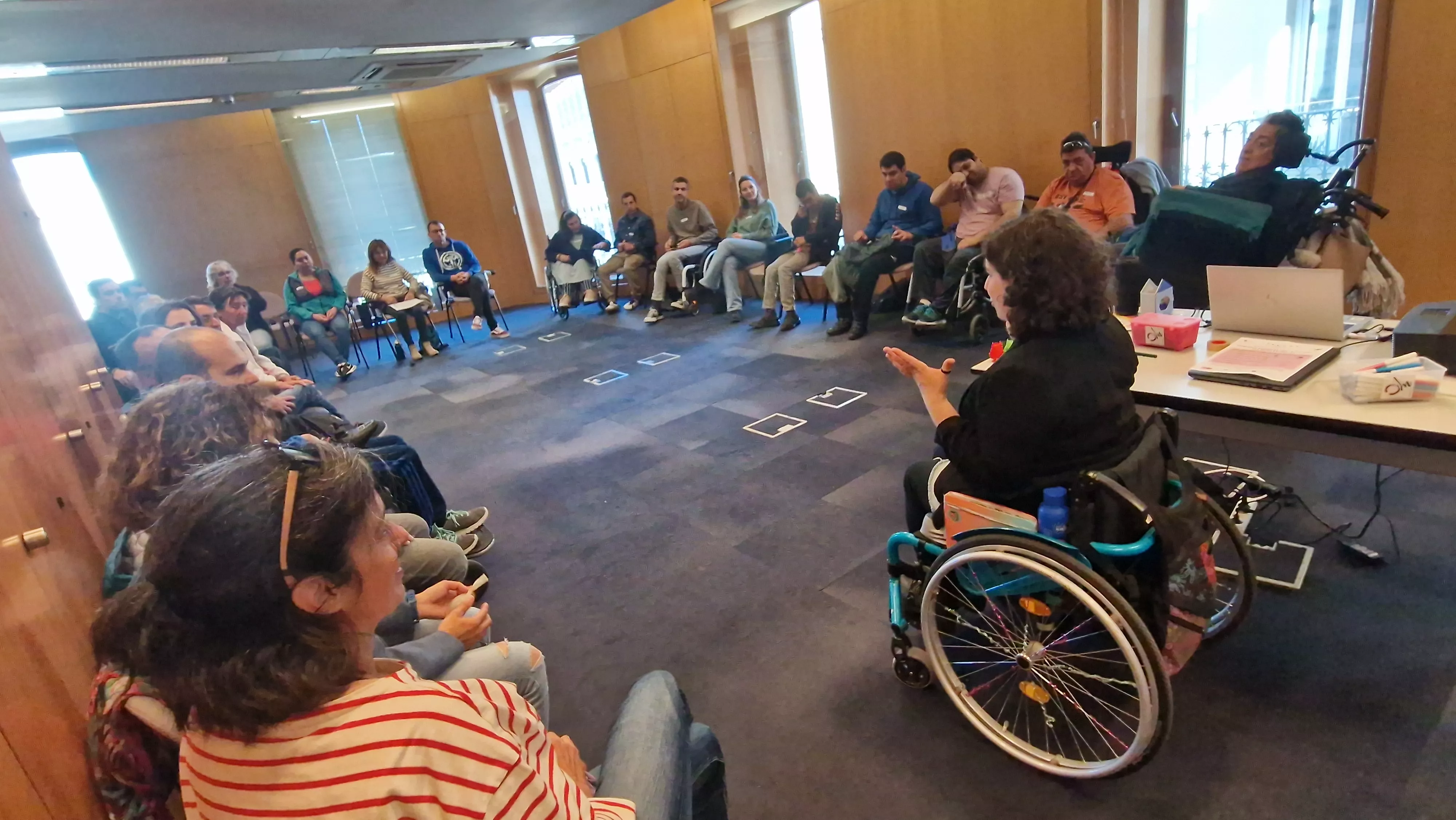 Taller de Marina Joven en Diversario 2024. Foto Myriam Martínez