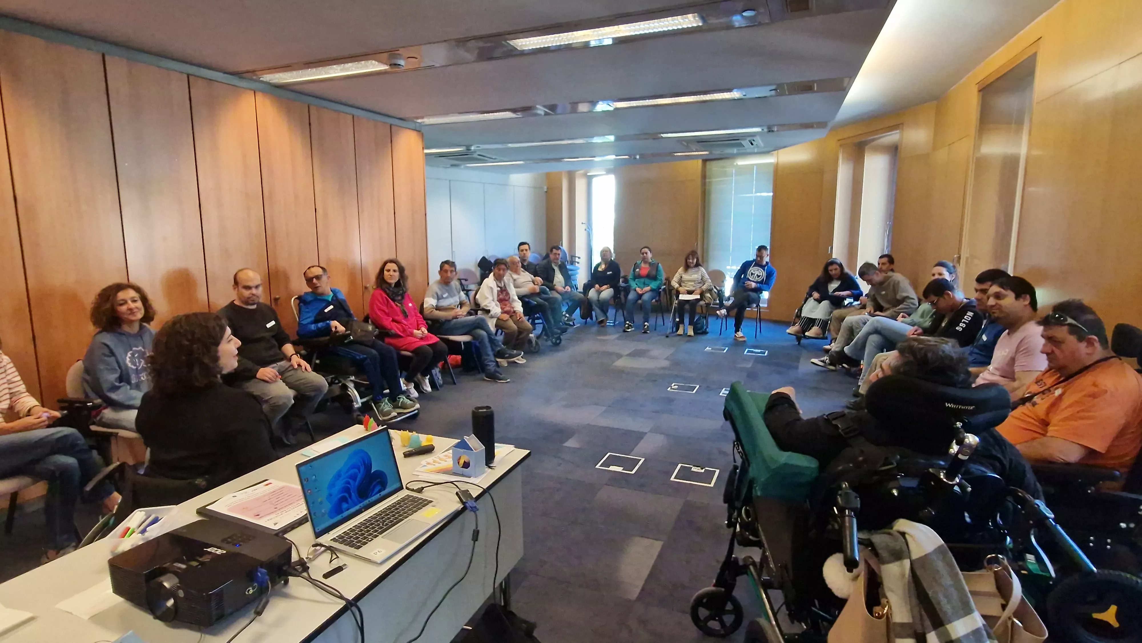 Taller de Marina Joven en Diversario 2024. Foto Myriam Martínez 