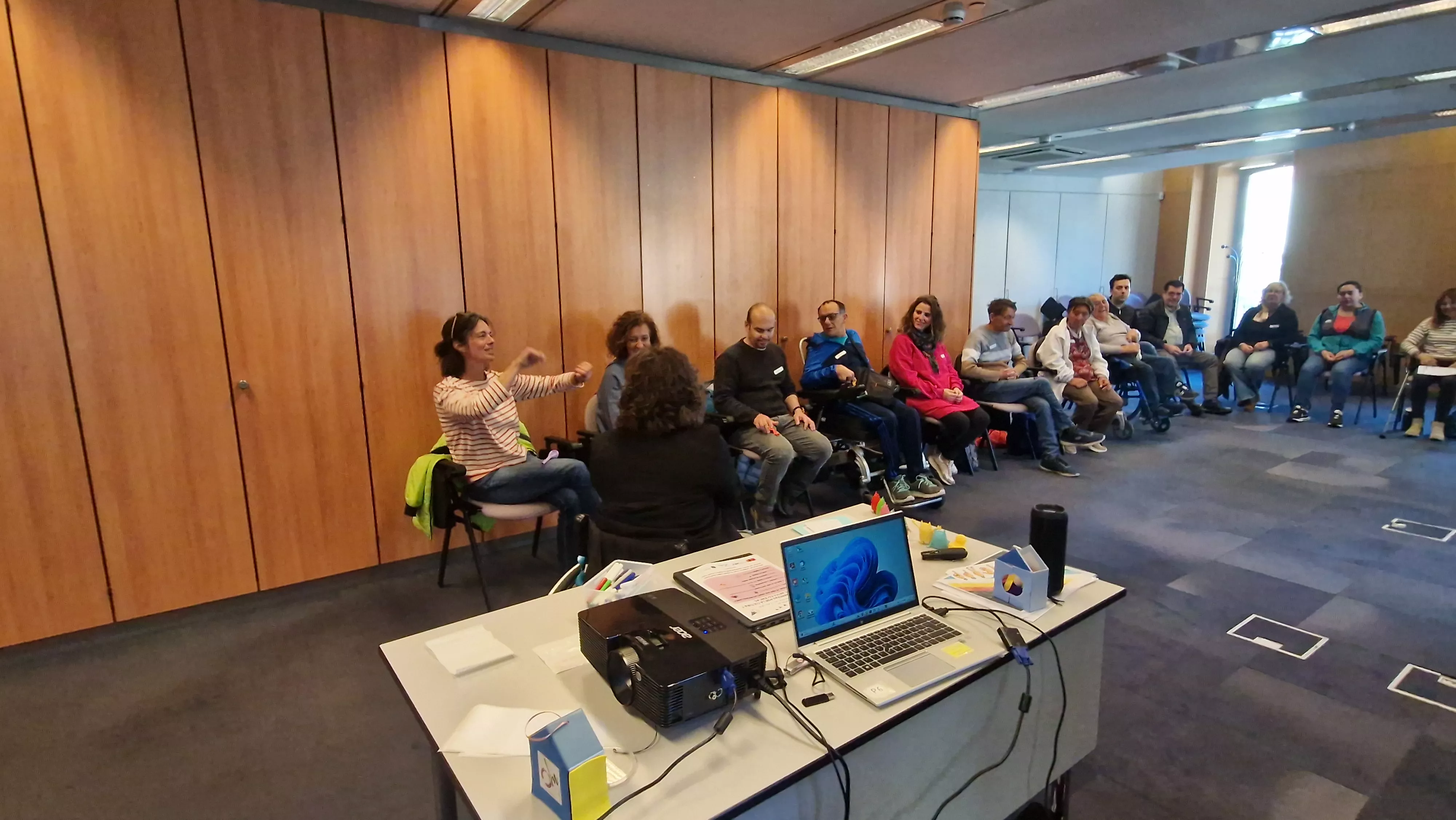 Taller de Marina Joven en Diversario 2024. Foto Myriam Martínez 