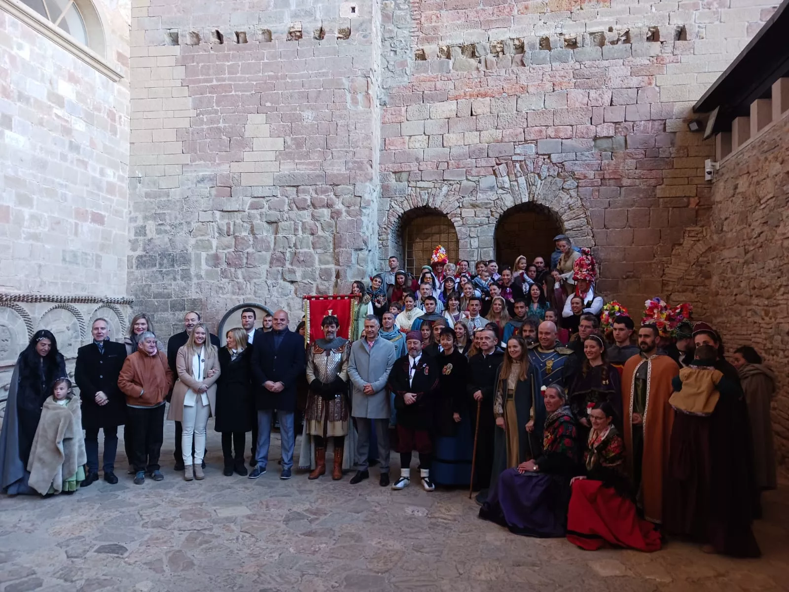 Celebración en el monasterio viejo de San Juan de la Peña. 