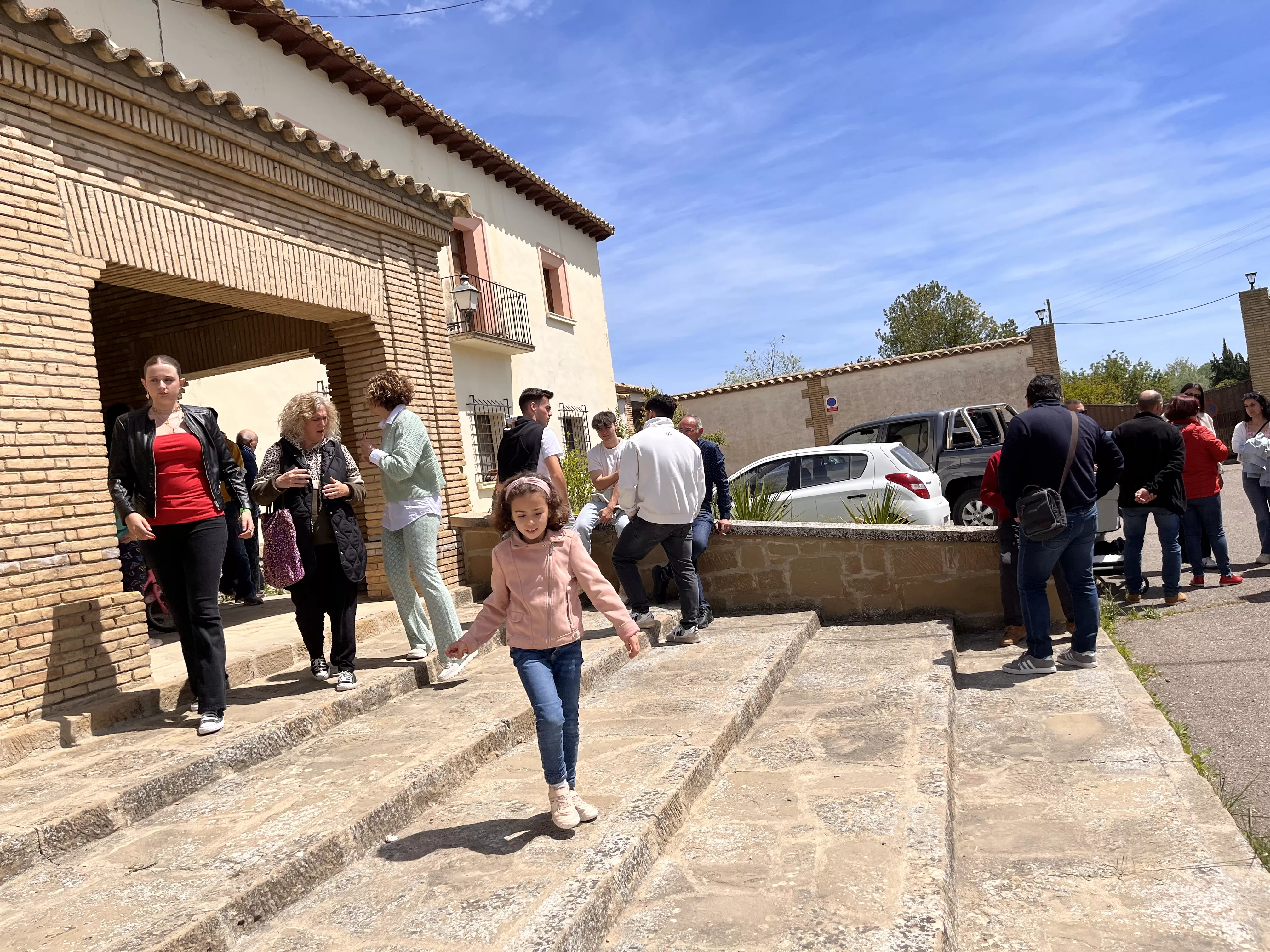 Tradicional romería de Igriés en Cillas. Foto Mercedes Manterola