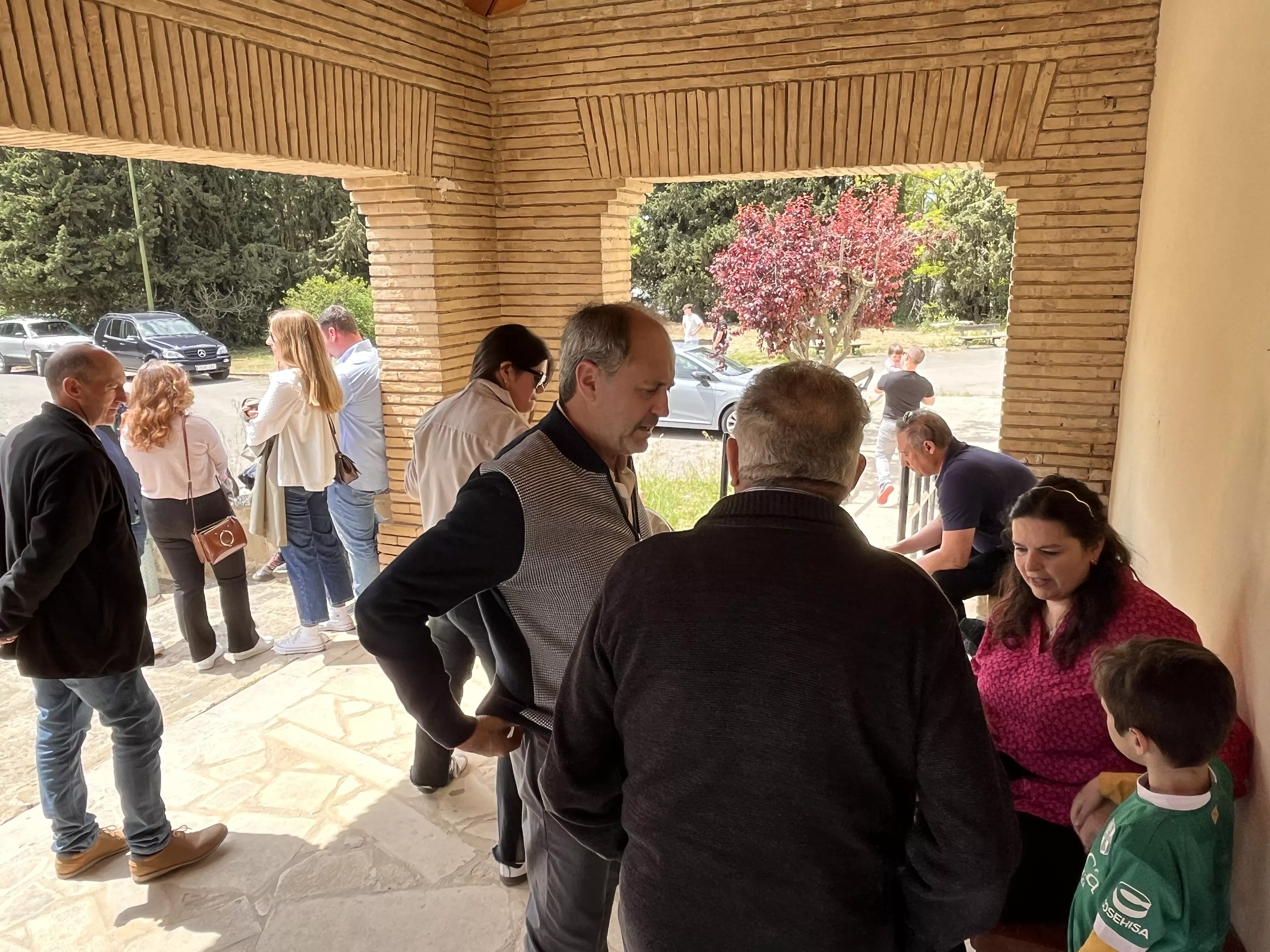 Tradicional romería de Igriés en Cillas. Foto Mercedes Manterola