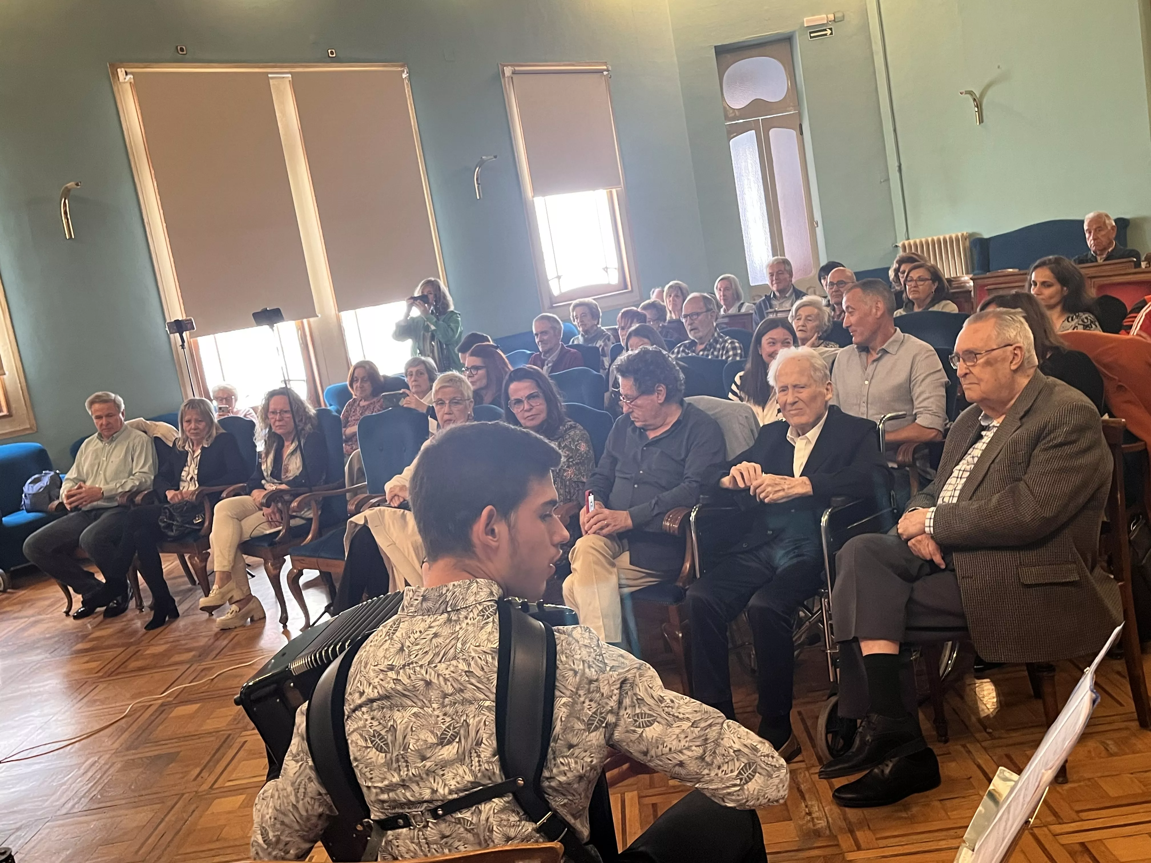 Homenaje a Mariano Mairal en Huesca. Foto Mercedes Manterola